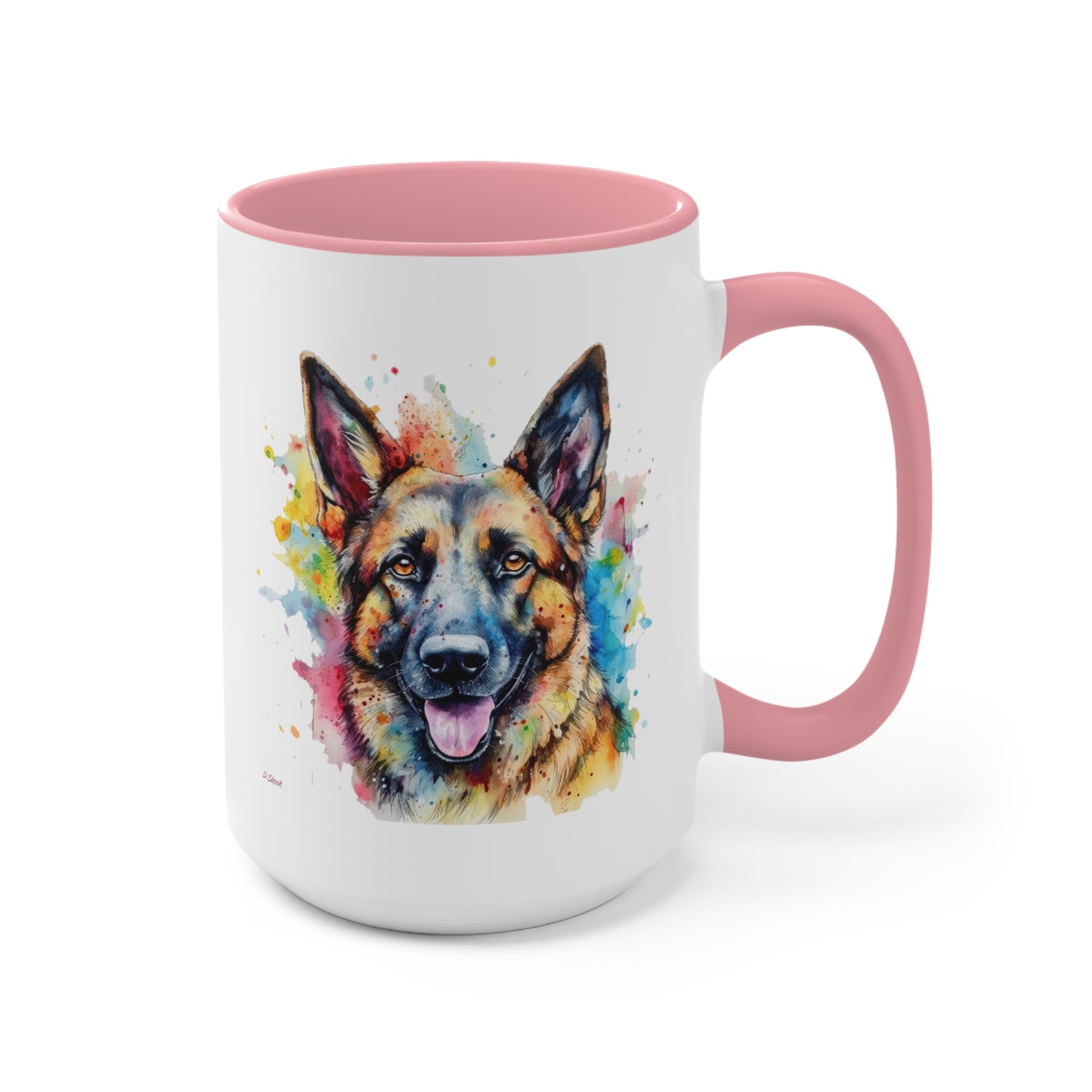 German Sheppard 1 Accent Mugs