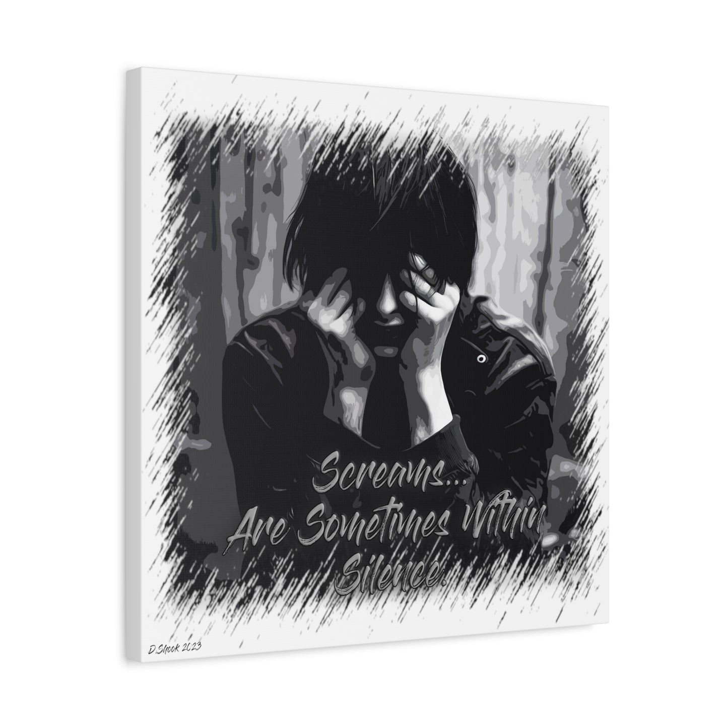 Screams: Matte Canvas, Stretched, 1.25"