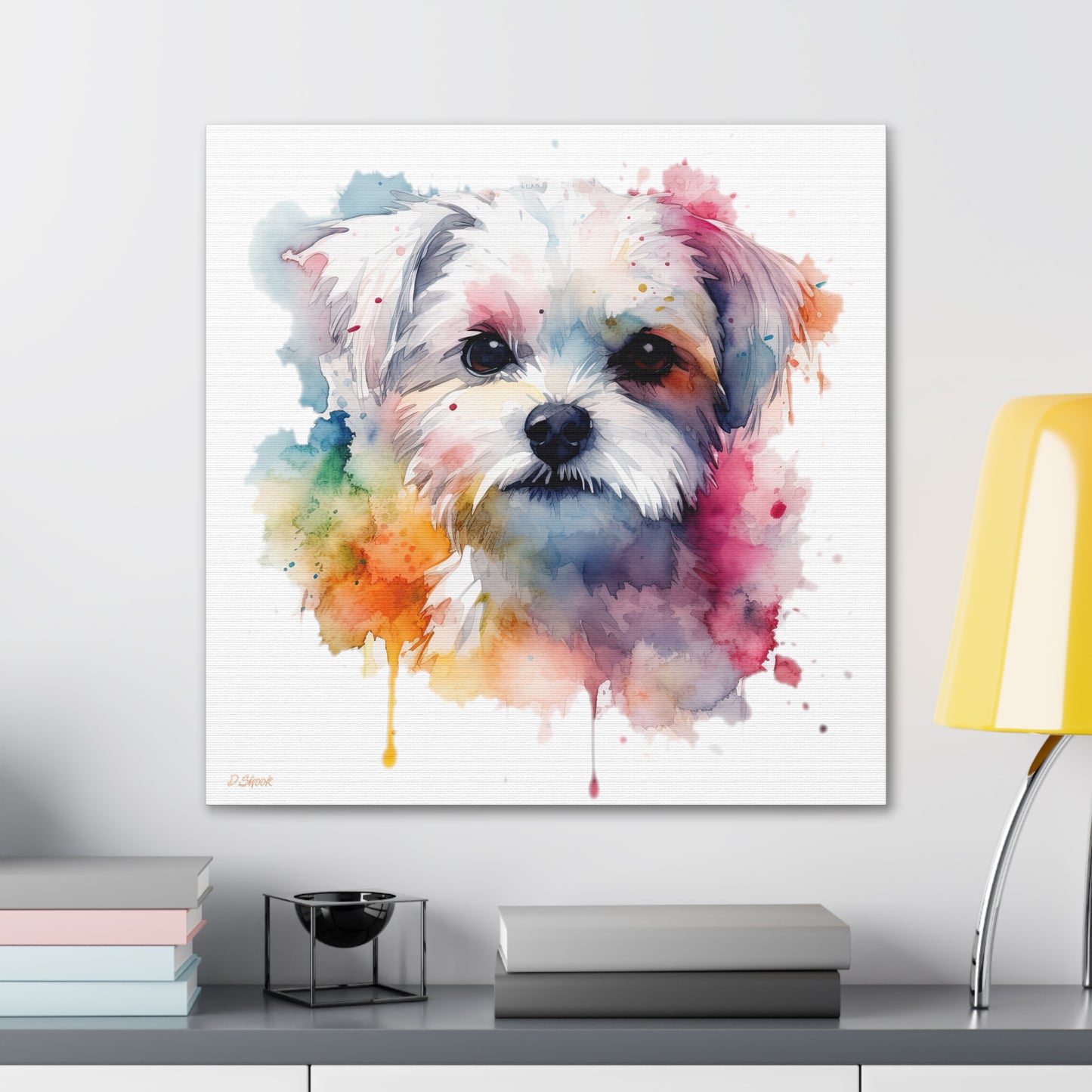 Maltese Dog 1 Canvas Gallery Wraps