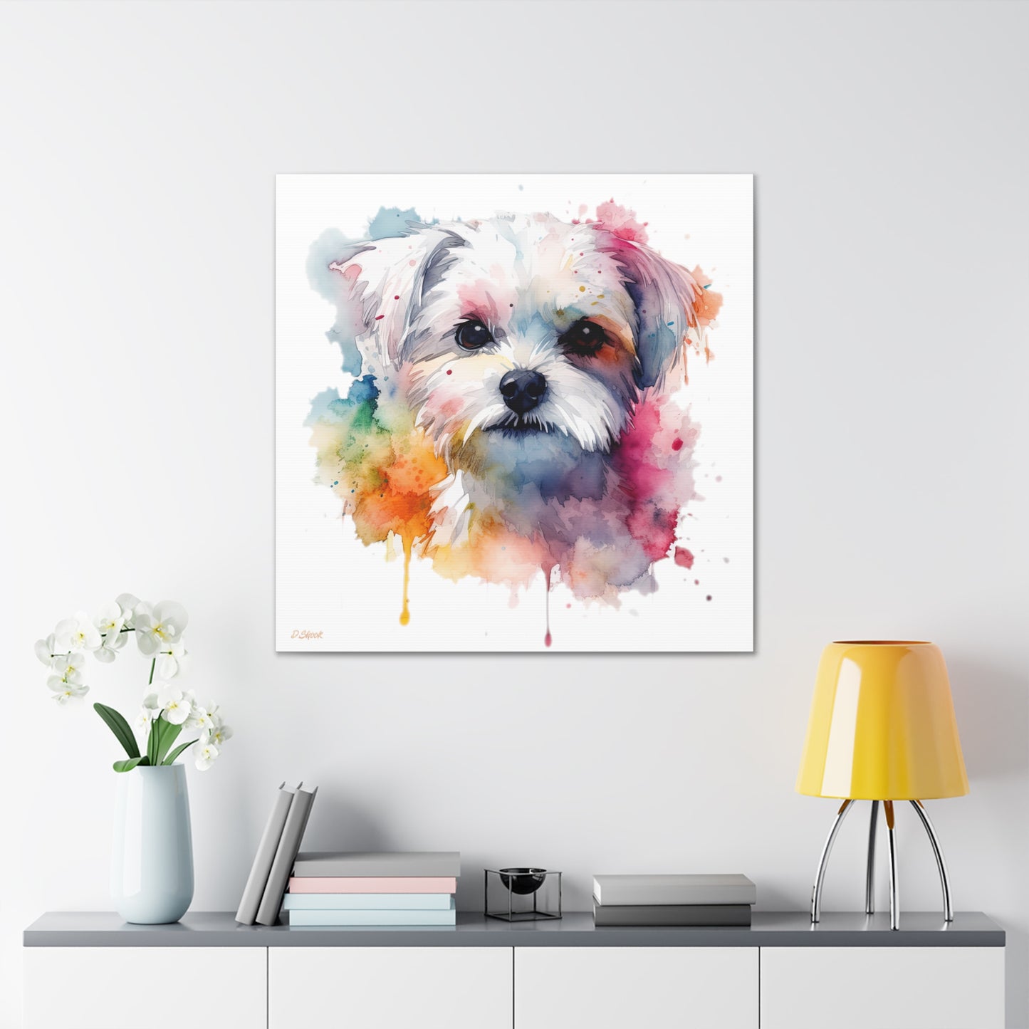 Maltese Dog 1 Canvas Gallery Wraps