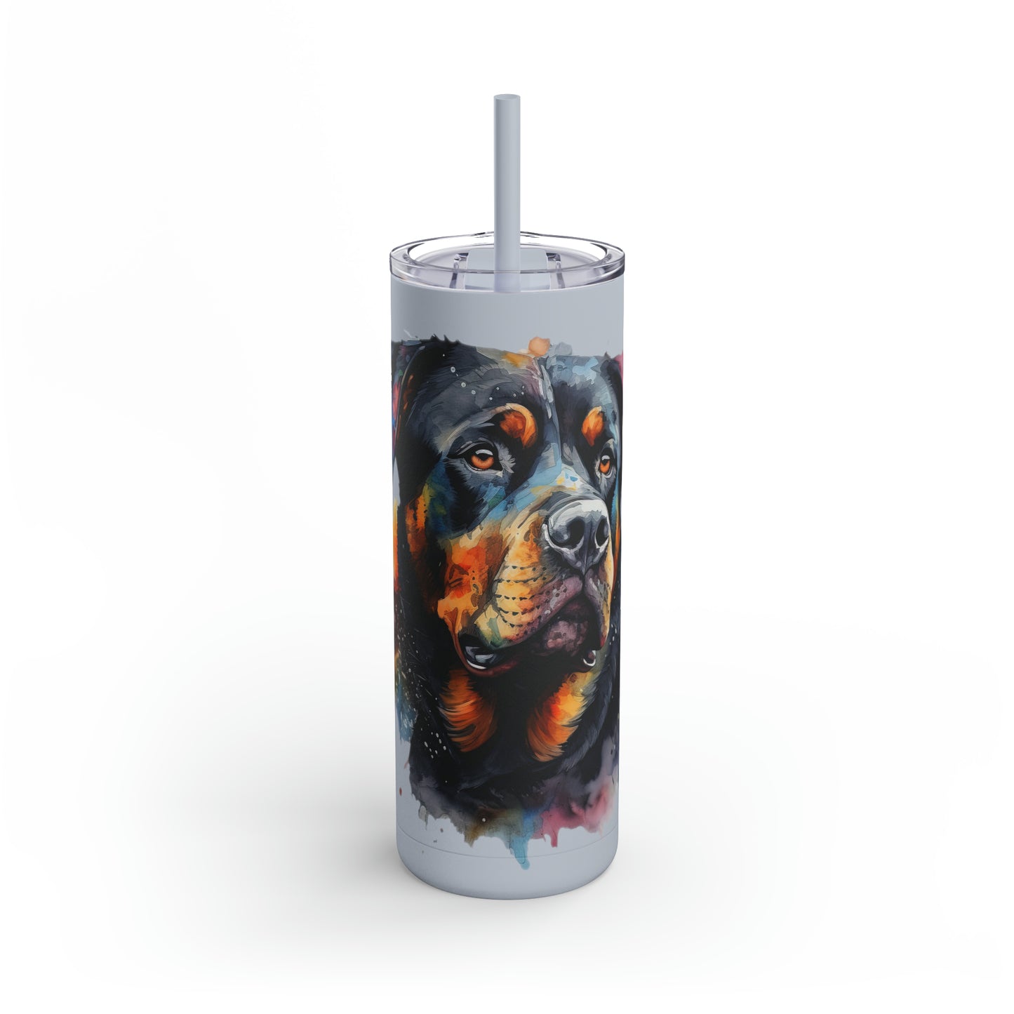 Rottweiler 3 Maars Maker Skinny Matte Tumbler, 20oz
