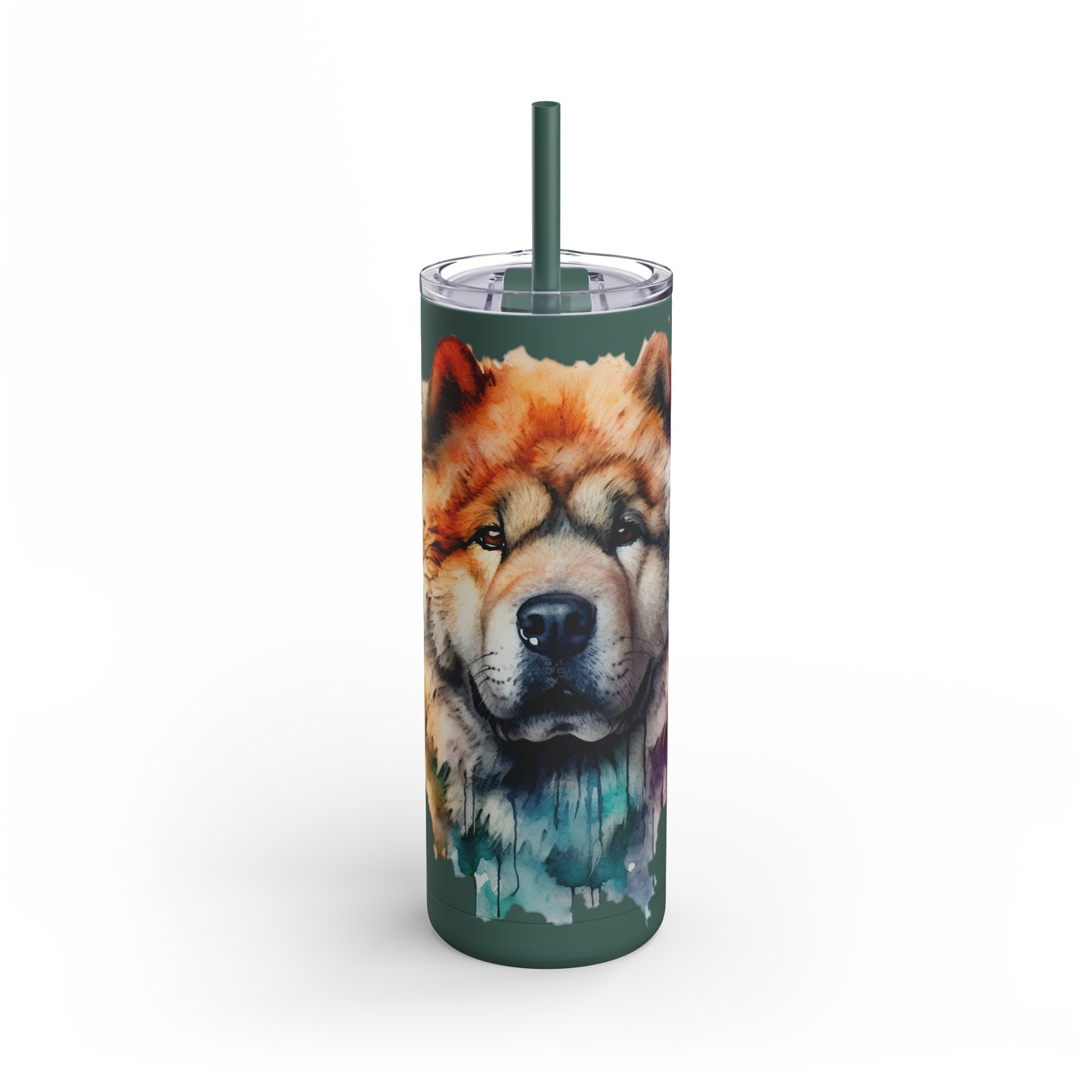 Chow Chow 3 Maars Maker Skinny Matte Tumbler, 20oz