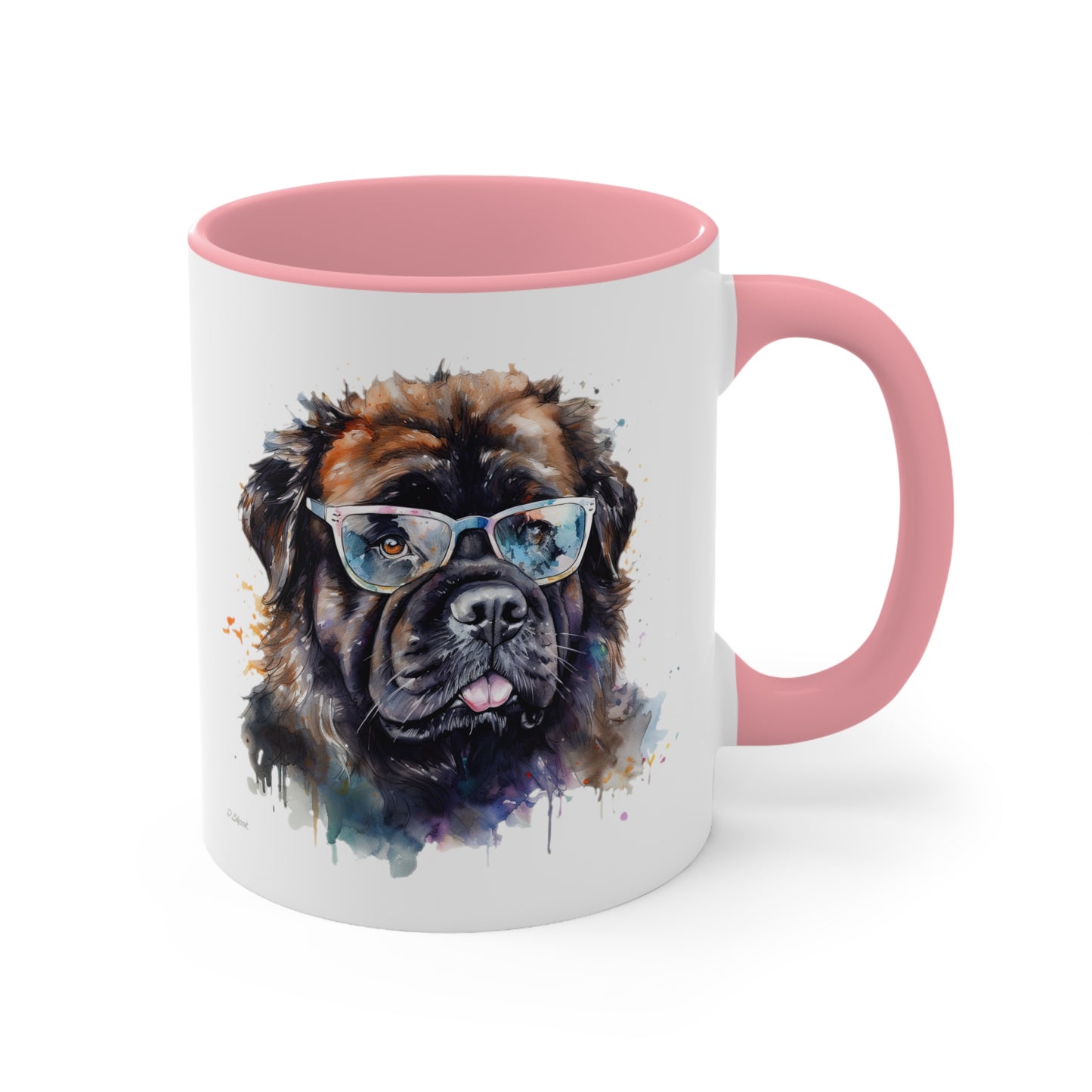 Newfoundland Dog 5 Accent Mugs