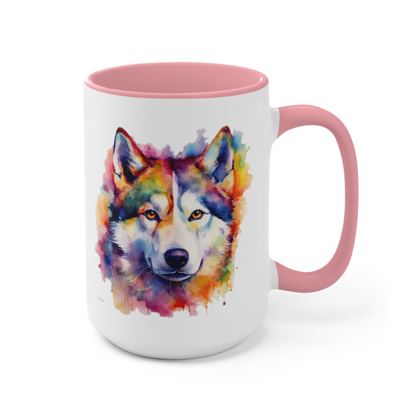 Siberian Husky 1 Accent Mugs