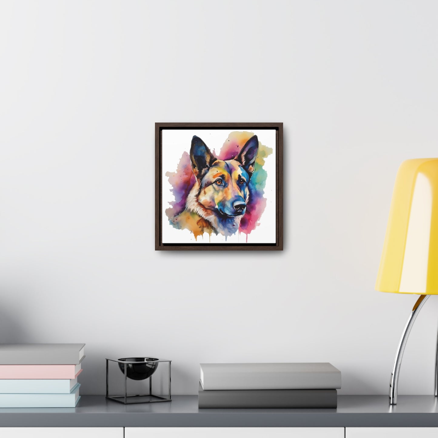 German Sheppard 3B Gallery Canvas Wraps, Square Frame