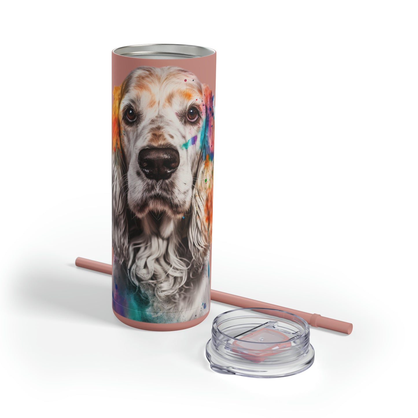 English Cocker Spaniel 3 Maars Maker Skinny Matte Tumbler, 20oz