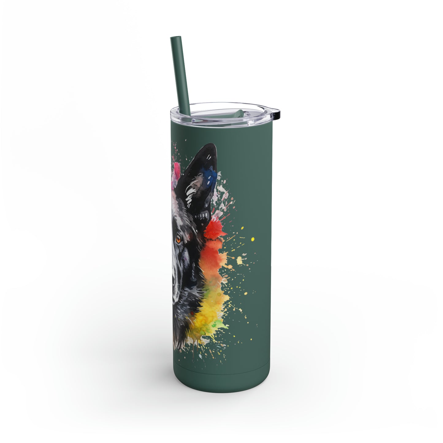 German Sheppard 21 Maars Maker Skinny Matte Tumbler, 20oz