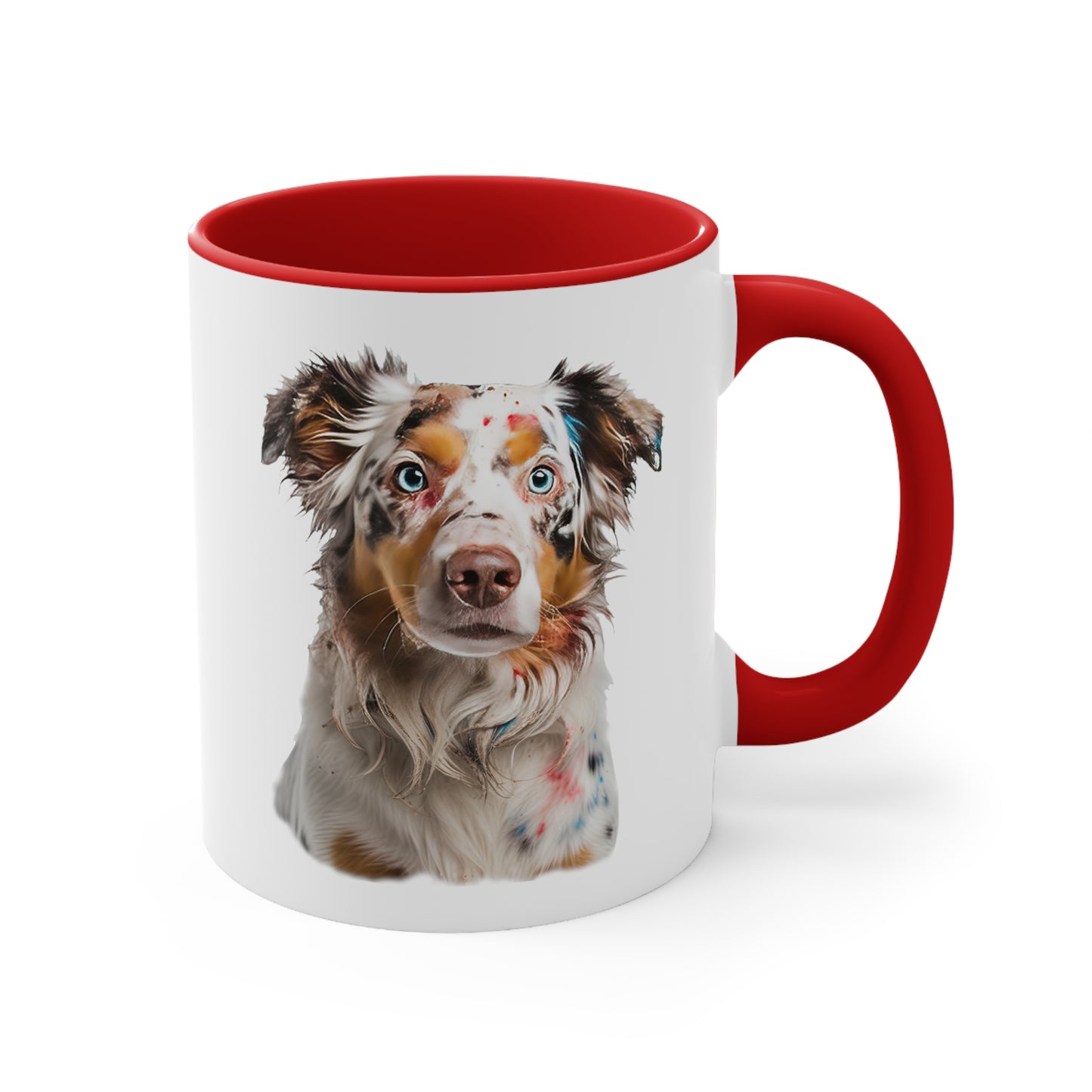 Australian Shepherd 1 Accent Mugs
