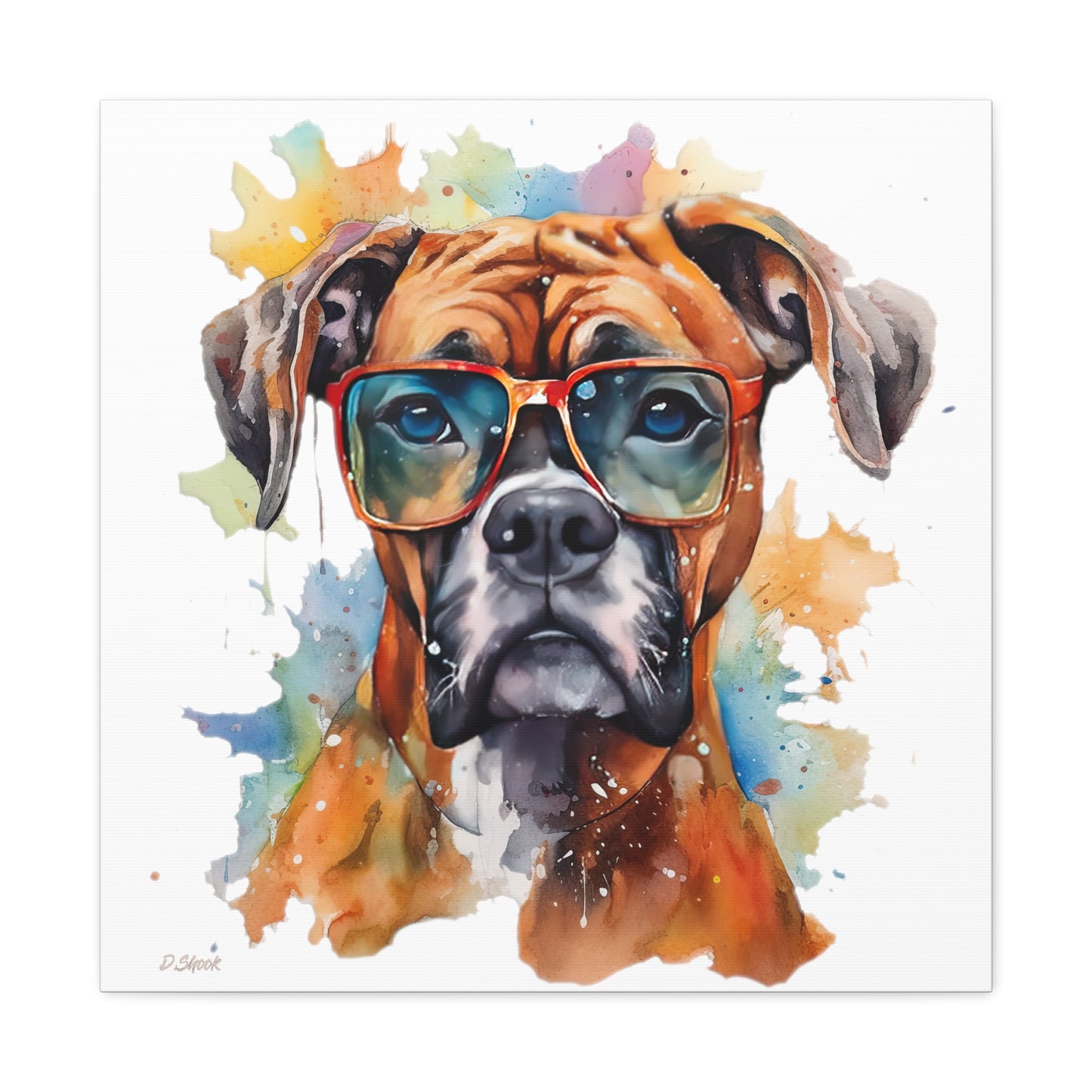 Boxer 4 Canvas Gallery Wraps