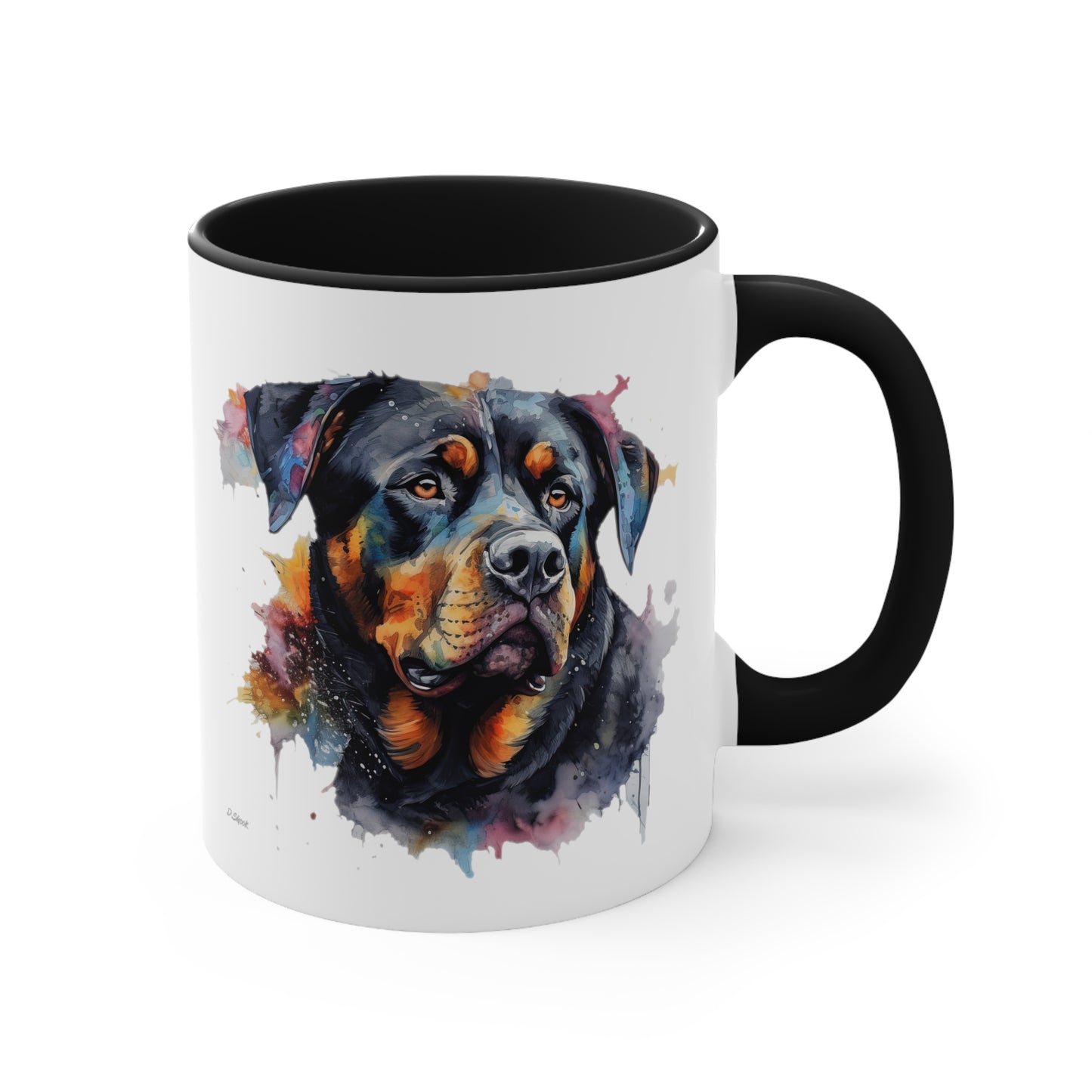 Rottweiler 3 Accent Mugs
