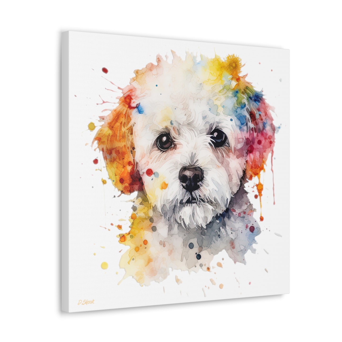 Bichon Frise 2 Canvas Gallery Wraps