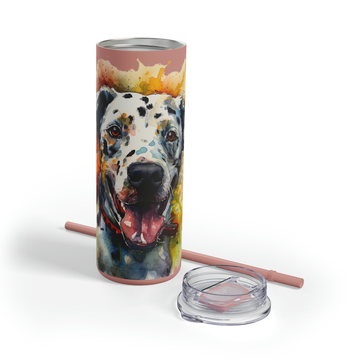 Dalmatian 2 Maars Maker Skinny Matte Tumbler, 20oz