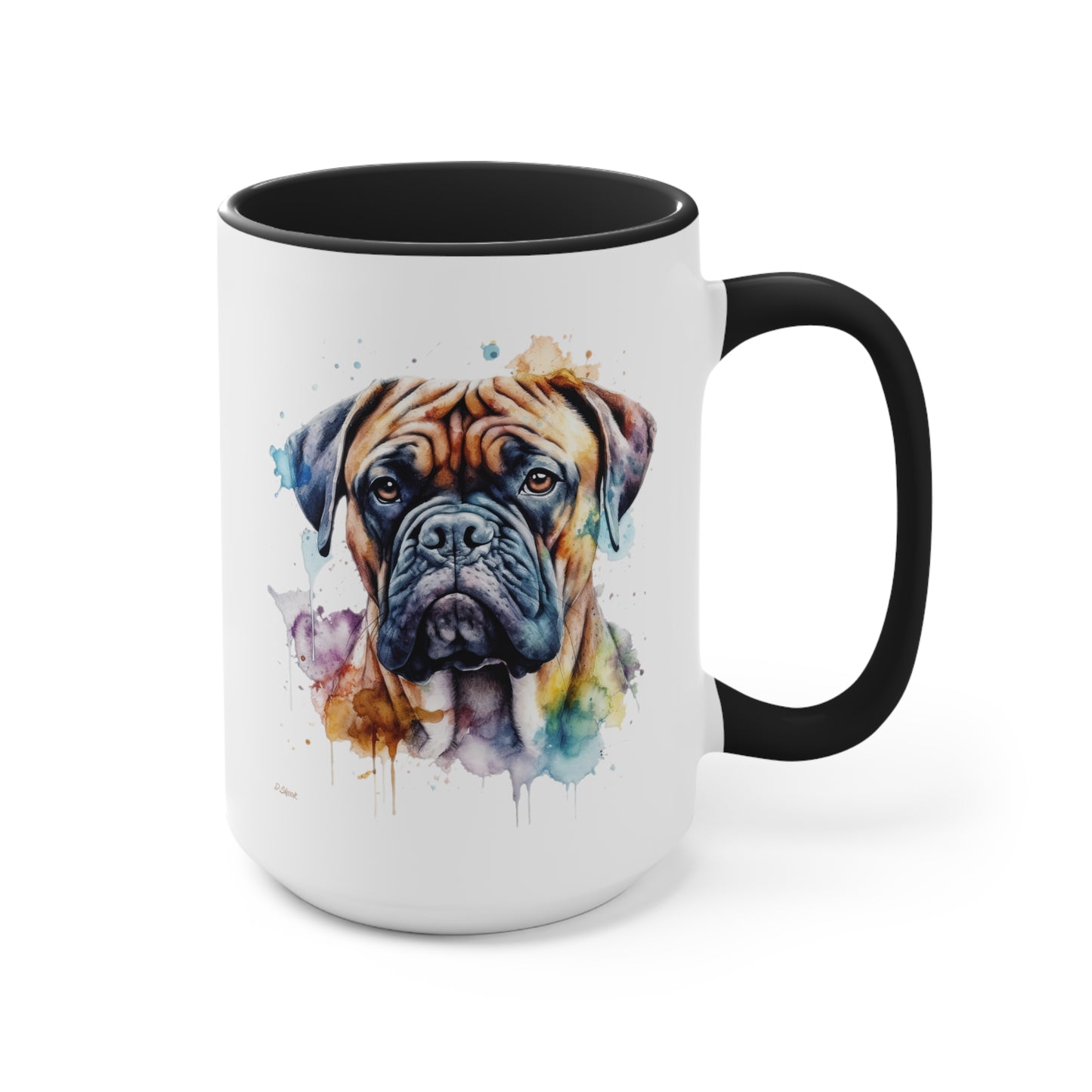Bullmastiff 1 Accent Mugs
