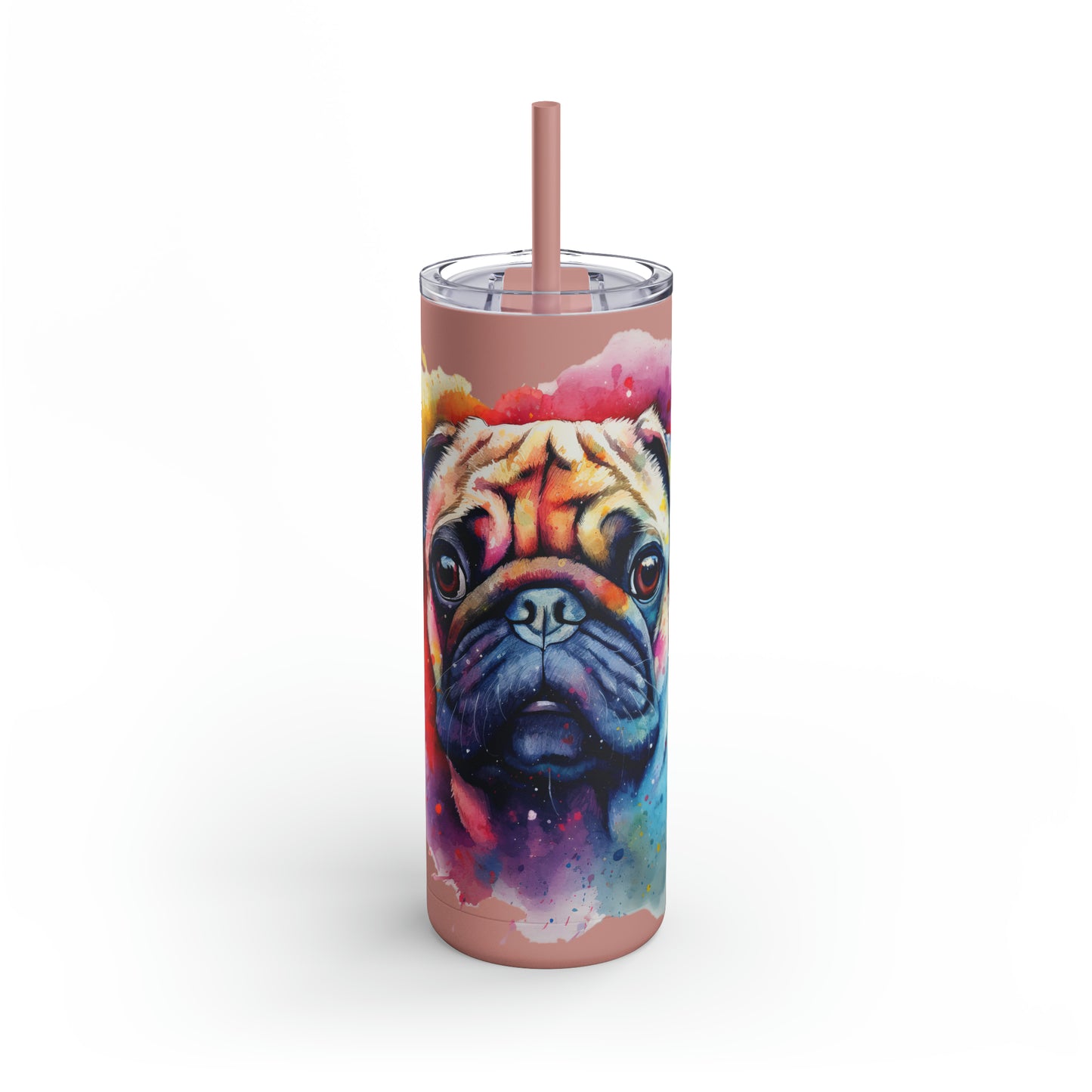 Pug 1 Maars Maker Skinny Matte Tumbler, 20oz