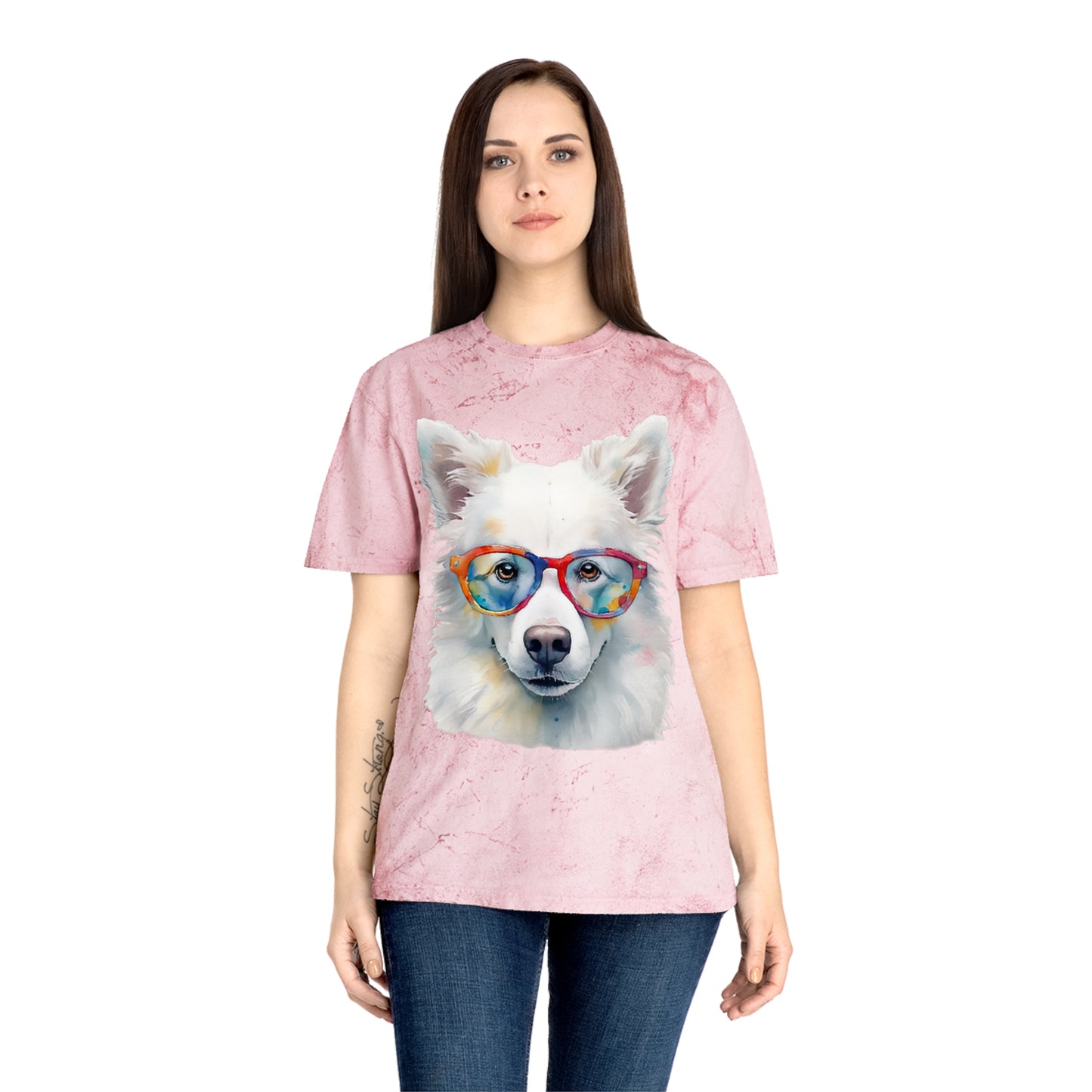 American Eskimo Dog 5 Unisex Color Blast T-Shirt
