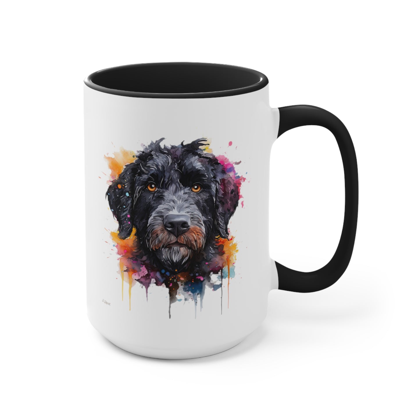 Portuguese Water Dog 5 Accent Mugs