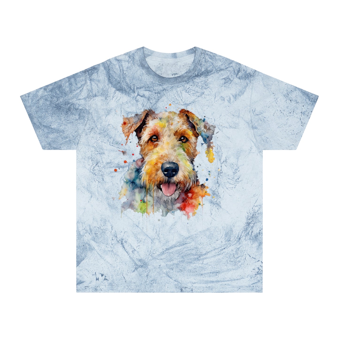 Airedale Terrier 1 Unisex Color Blast T-Shirt
