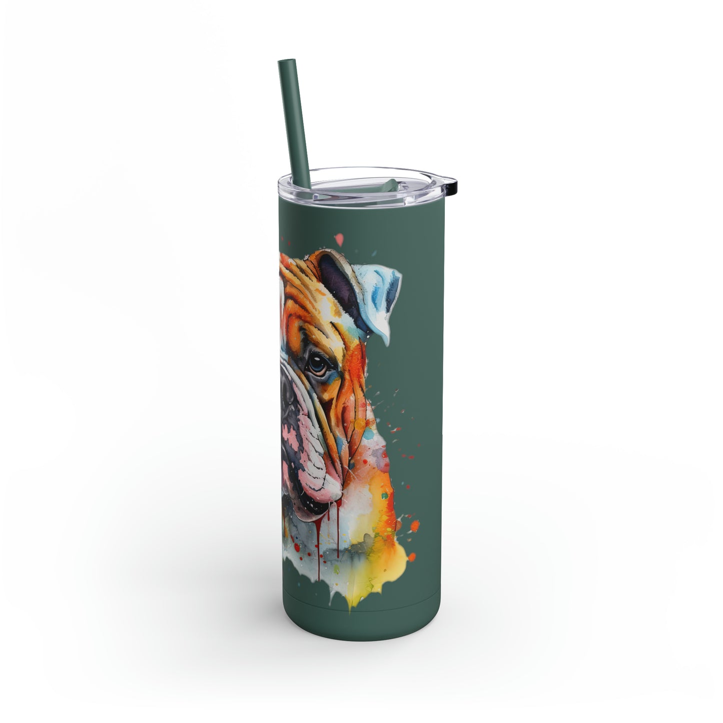 Bulldog 3 Maars Maker Skinny Matte Tumbler, 20oz