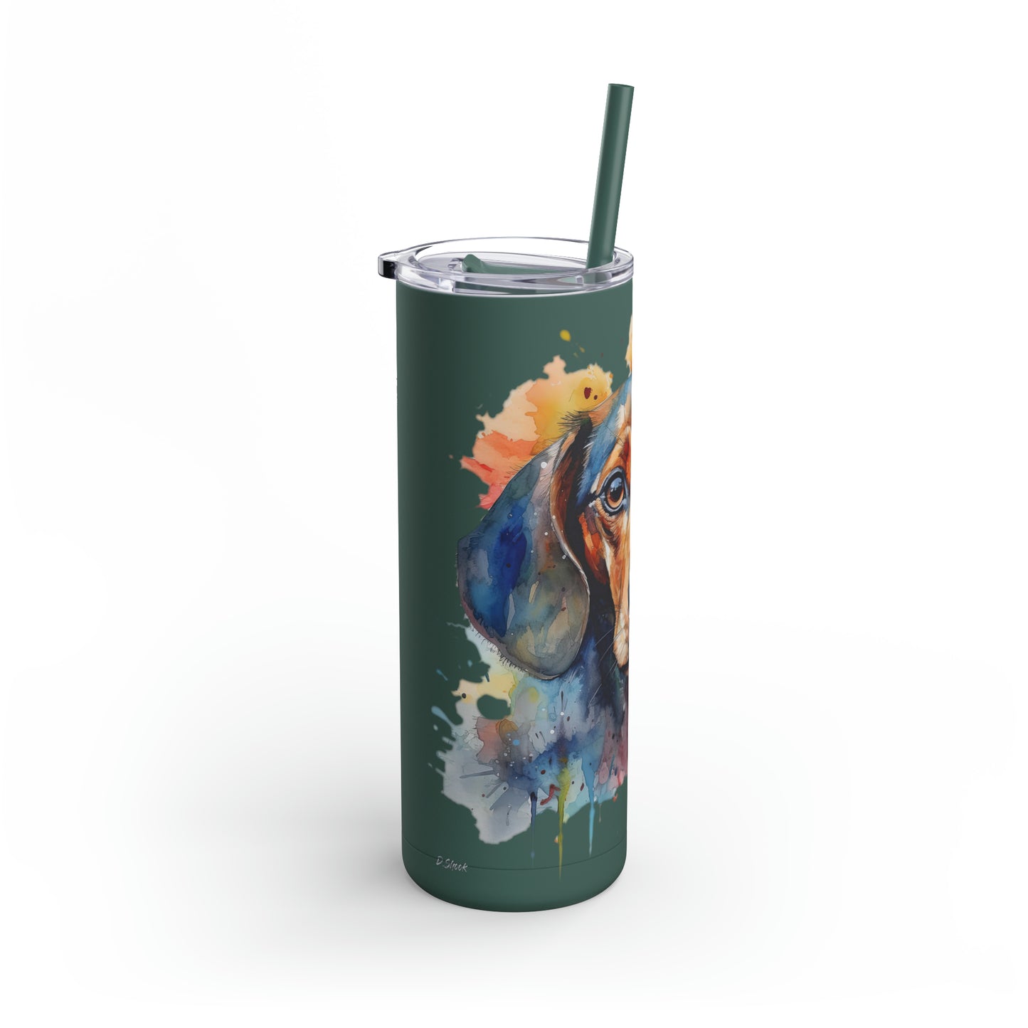 Dachshund 4 Maars Maker Skinny Matte Tumbler, 20oz