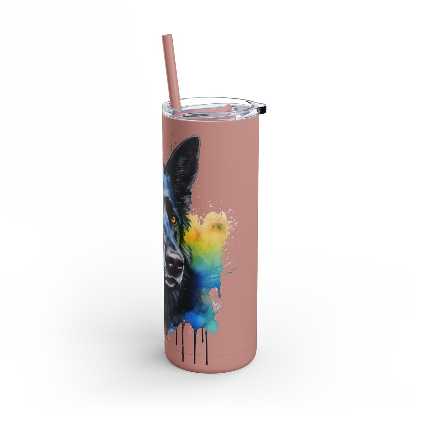 German Sheppard 22 Maars Maker Skinny Matte Tumbler, 20oz