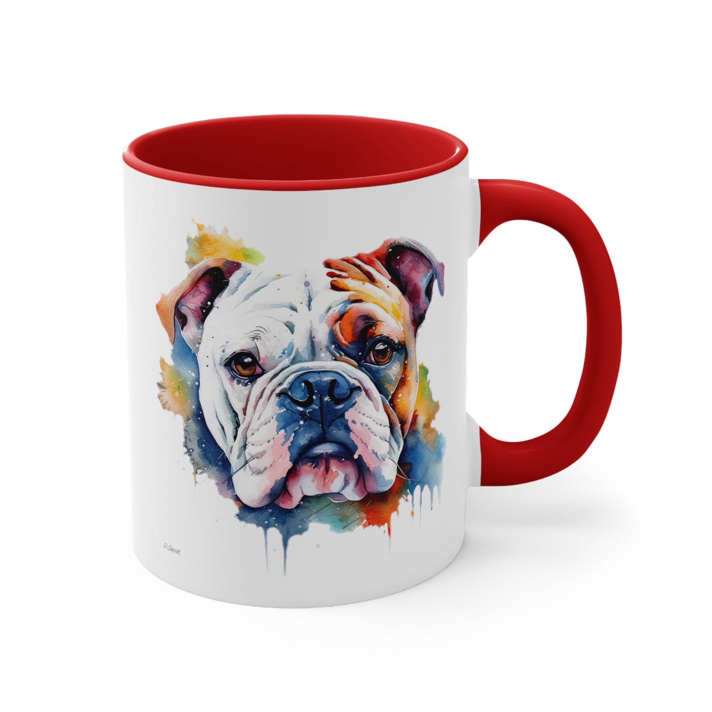 Bulldog 4 Accent Mugs