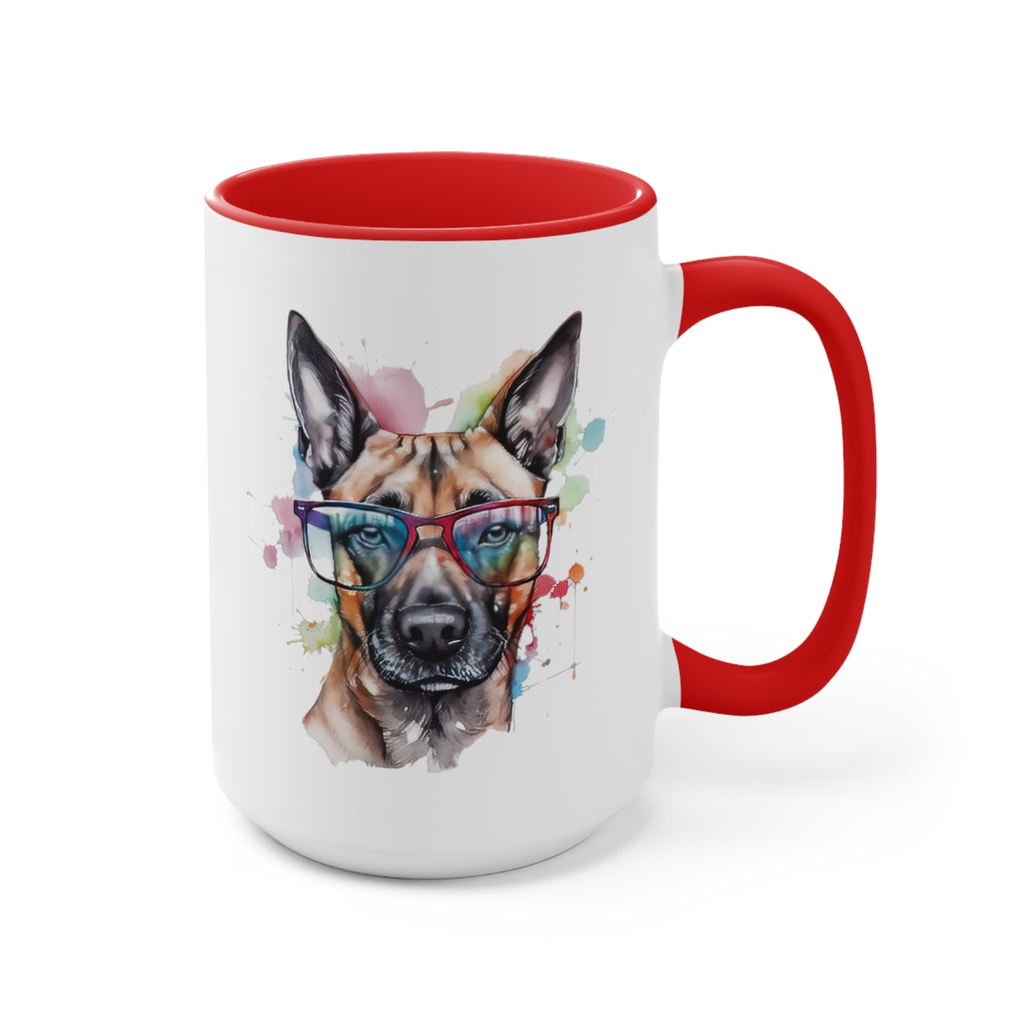Belgium Malinois 5 Accent Mugs