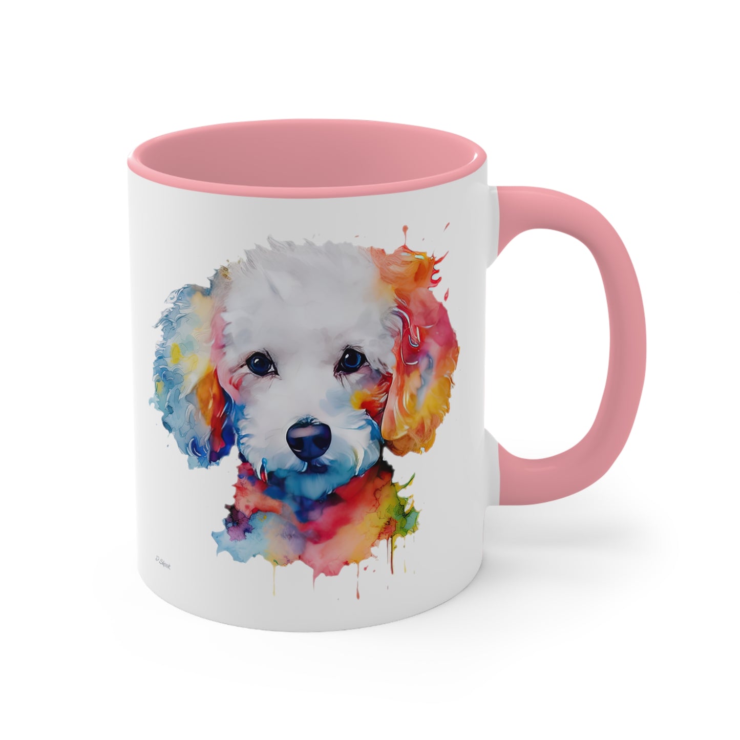 Poodle 8 Accent Mugs