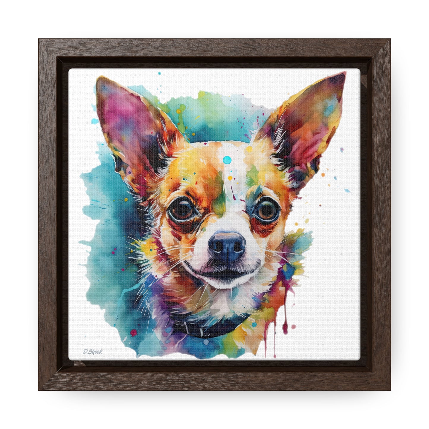 Chihuahua 1 Gallery Canvas Wraps, Square Frame