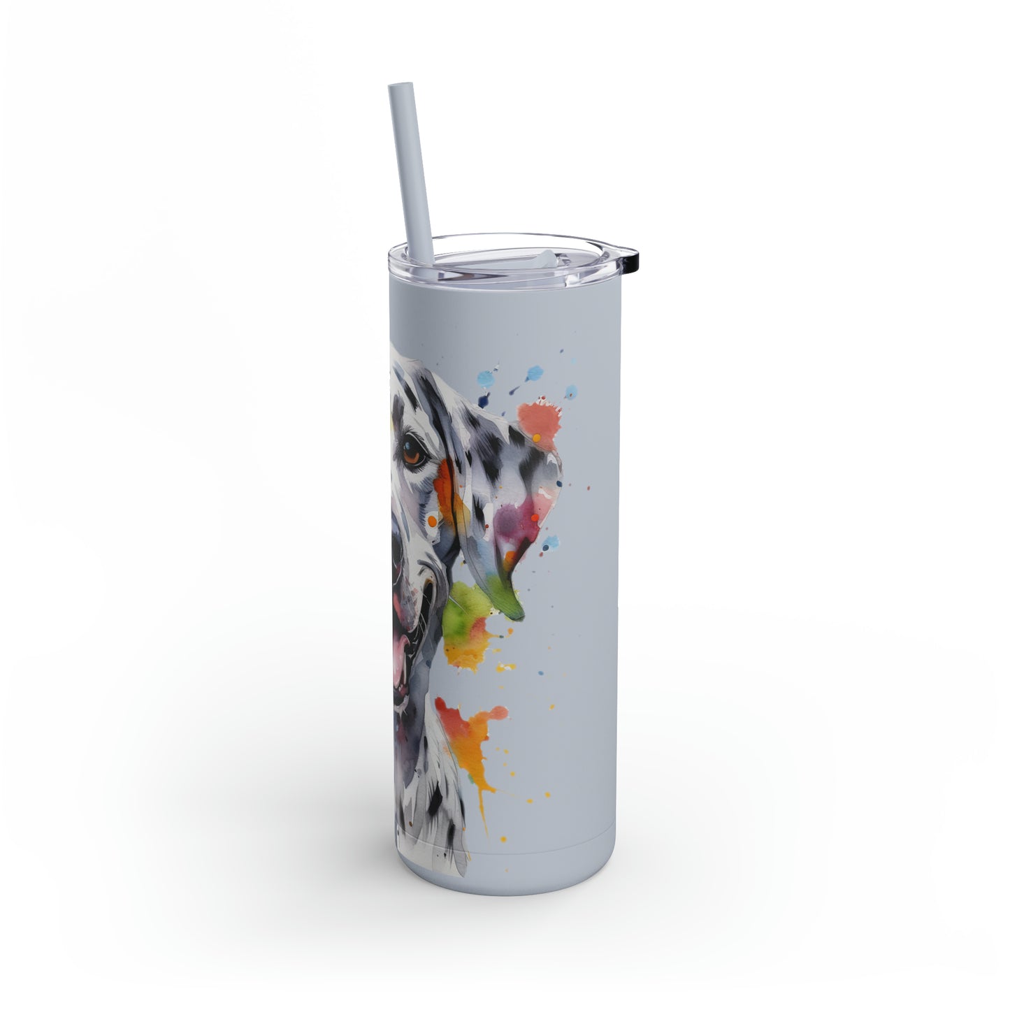Dalmatian 1 Maars Maker Skinny Matte Tumbler, 20oz