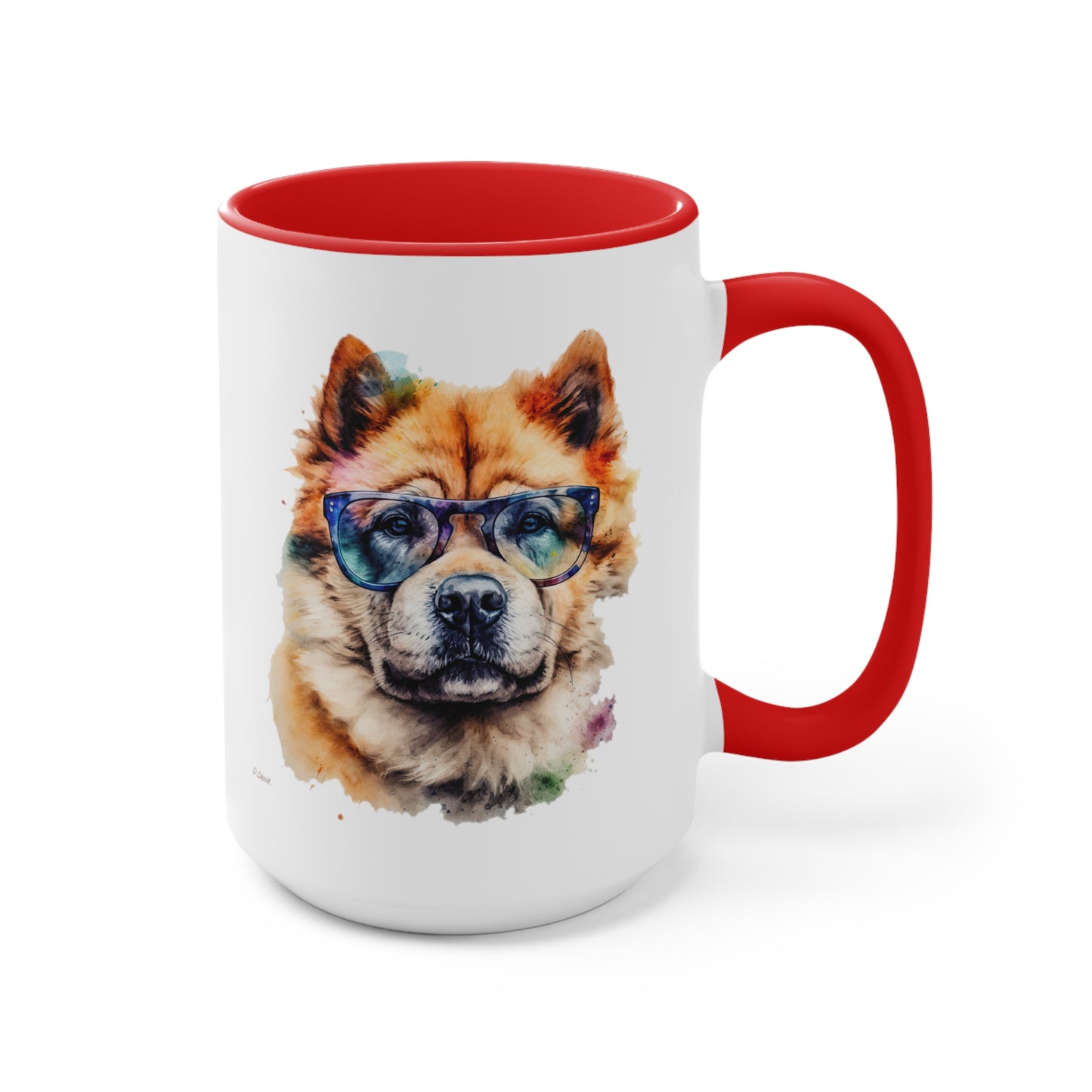Chow Chow 5 Accent Mugs