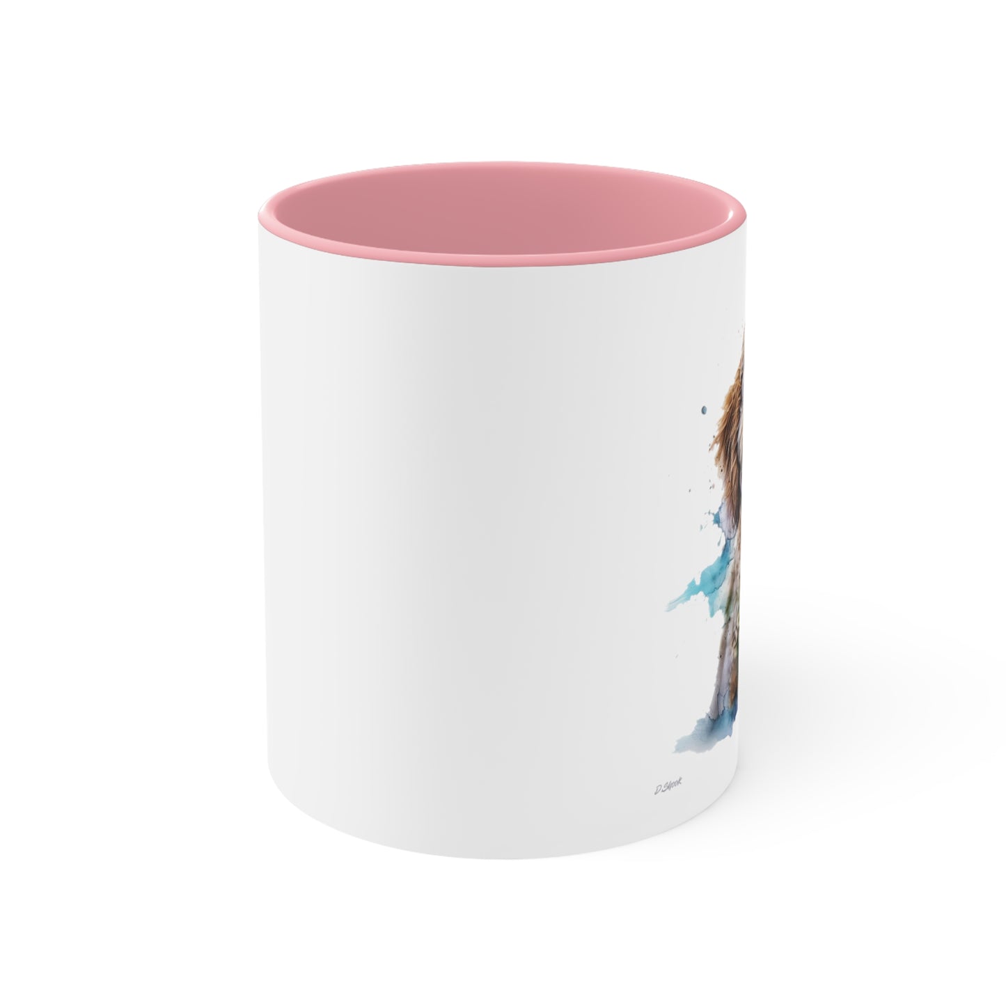 Mini Golden Doodle 3 Accent Mugs