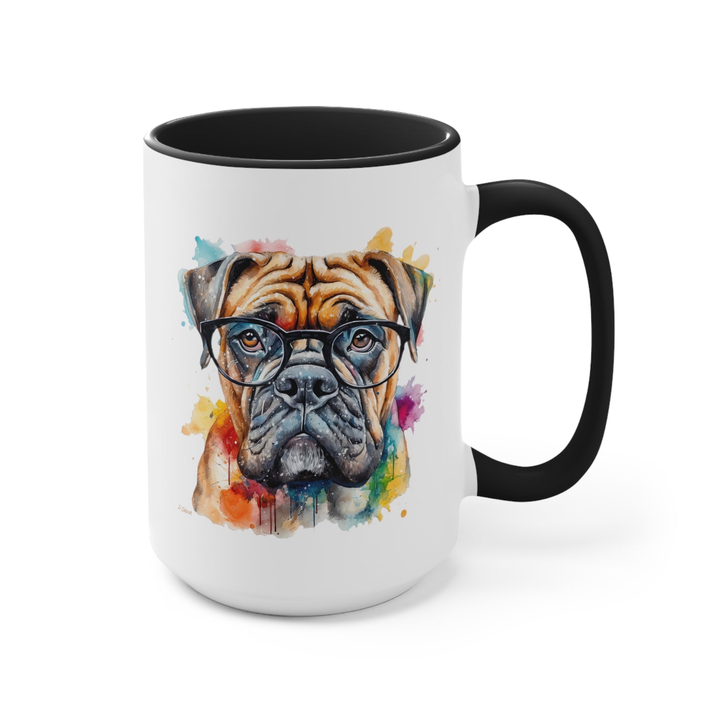 Bullmastiff 6 Accent Mugs