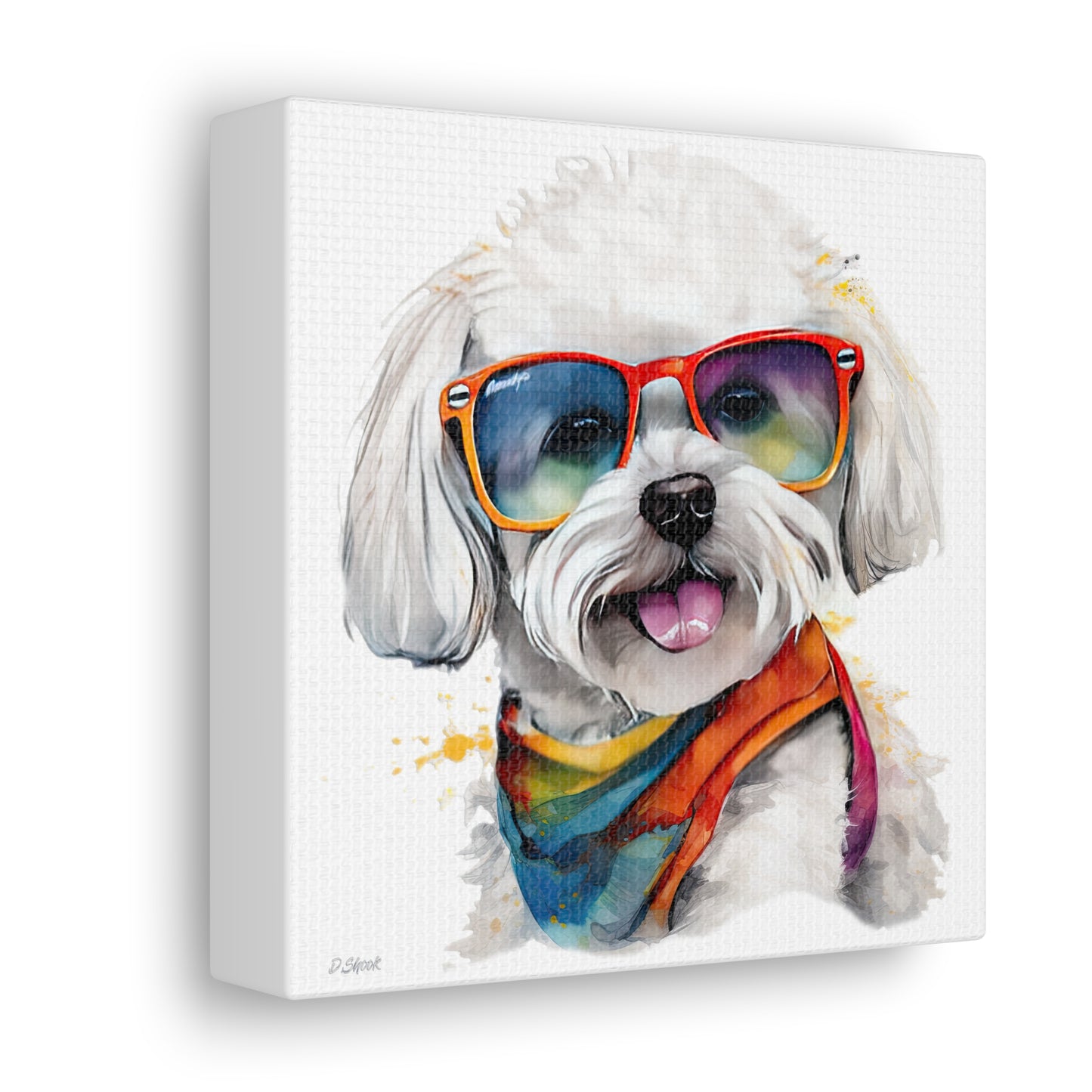 Bichon Frise 5 Canvas Gallery Wraps