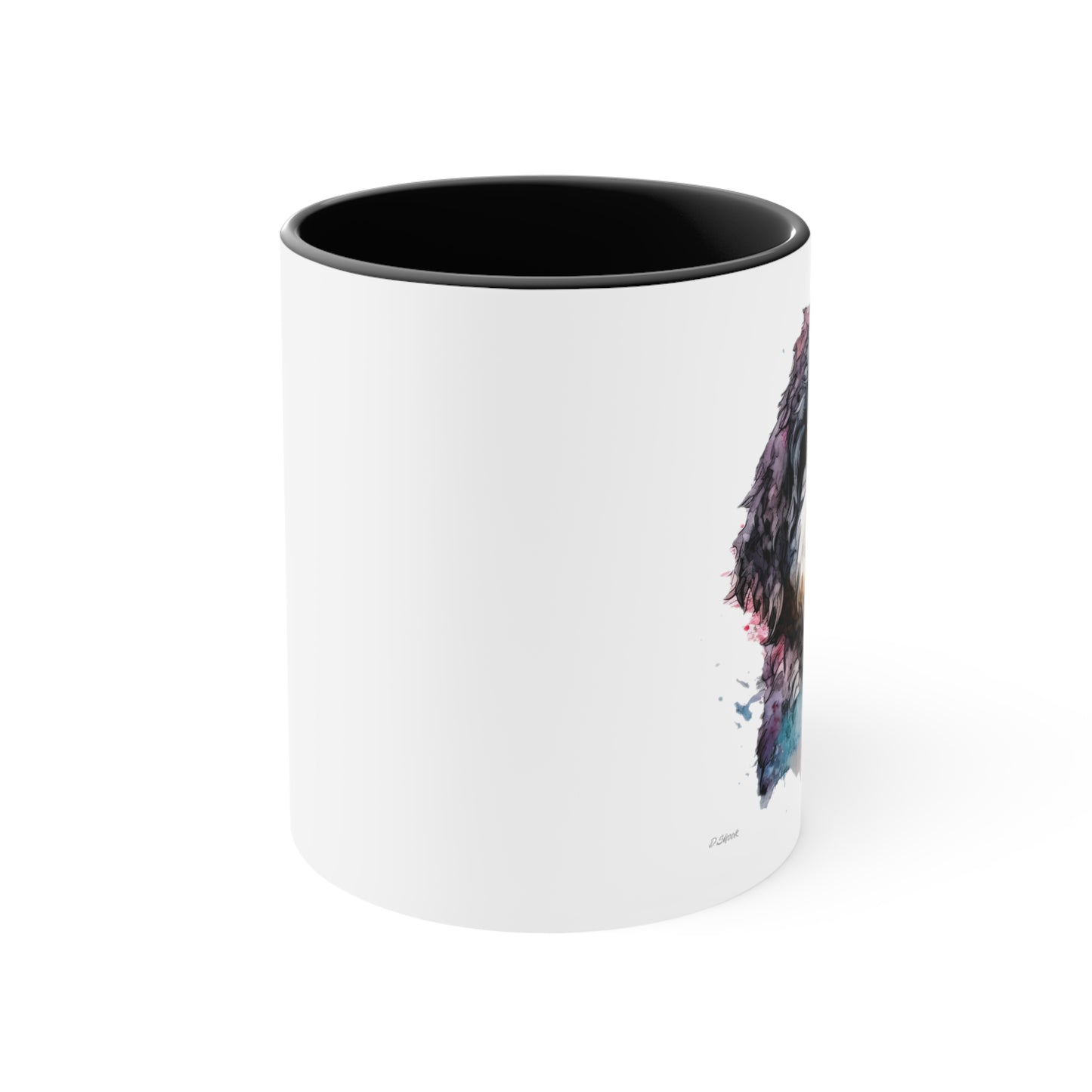 Portuguese Water Dog 2 Accent Mugs