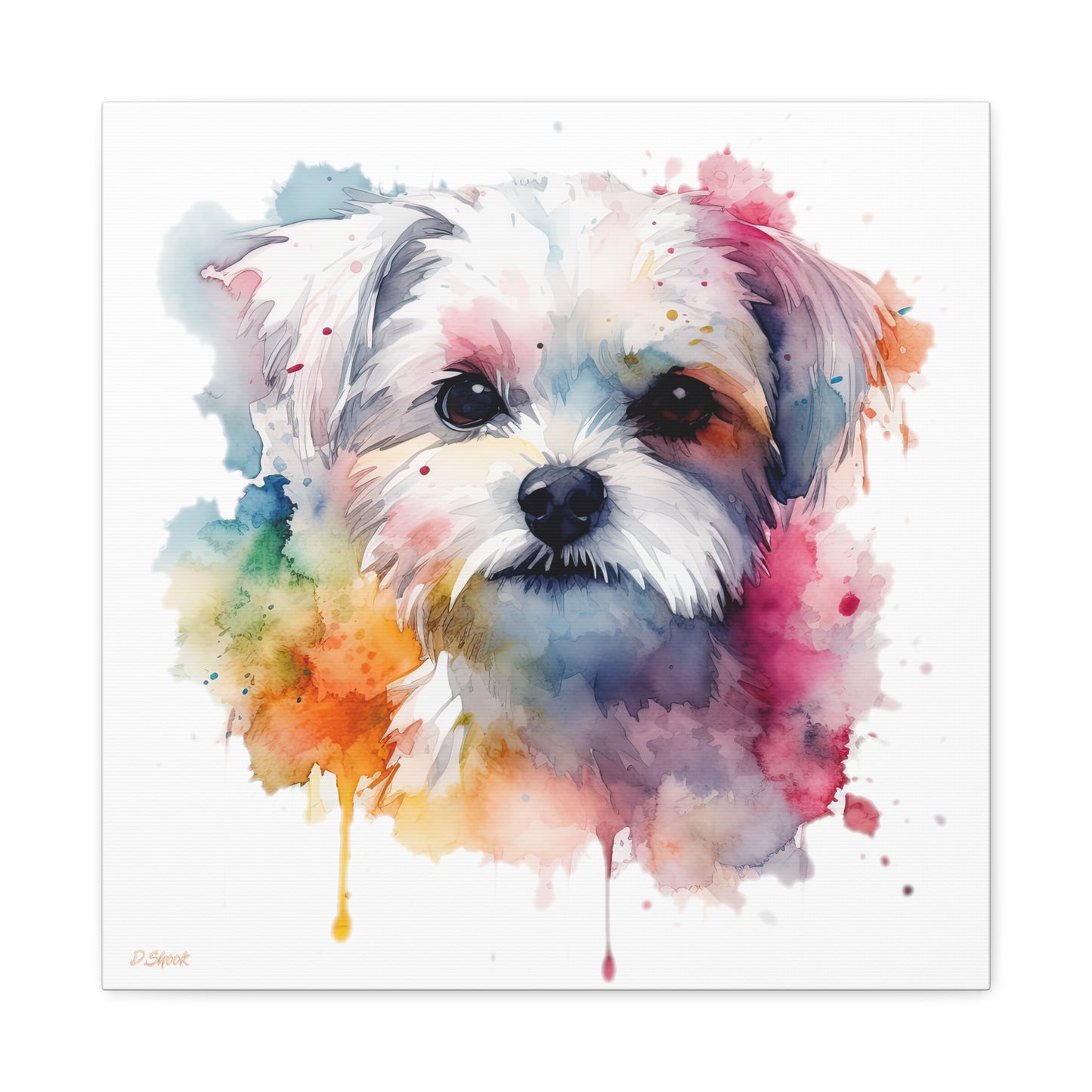 Maltese Dog 1 Canvas Gallery Wraps