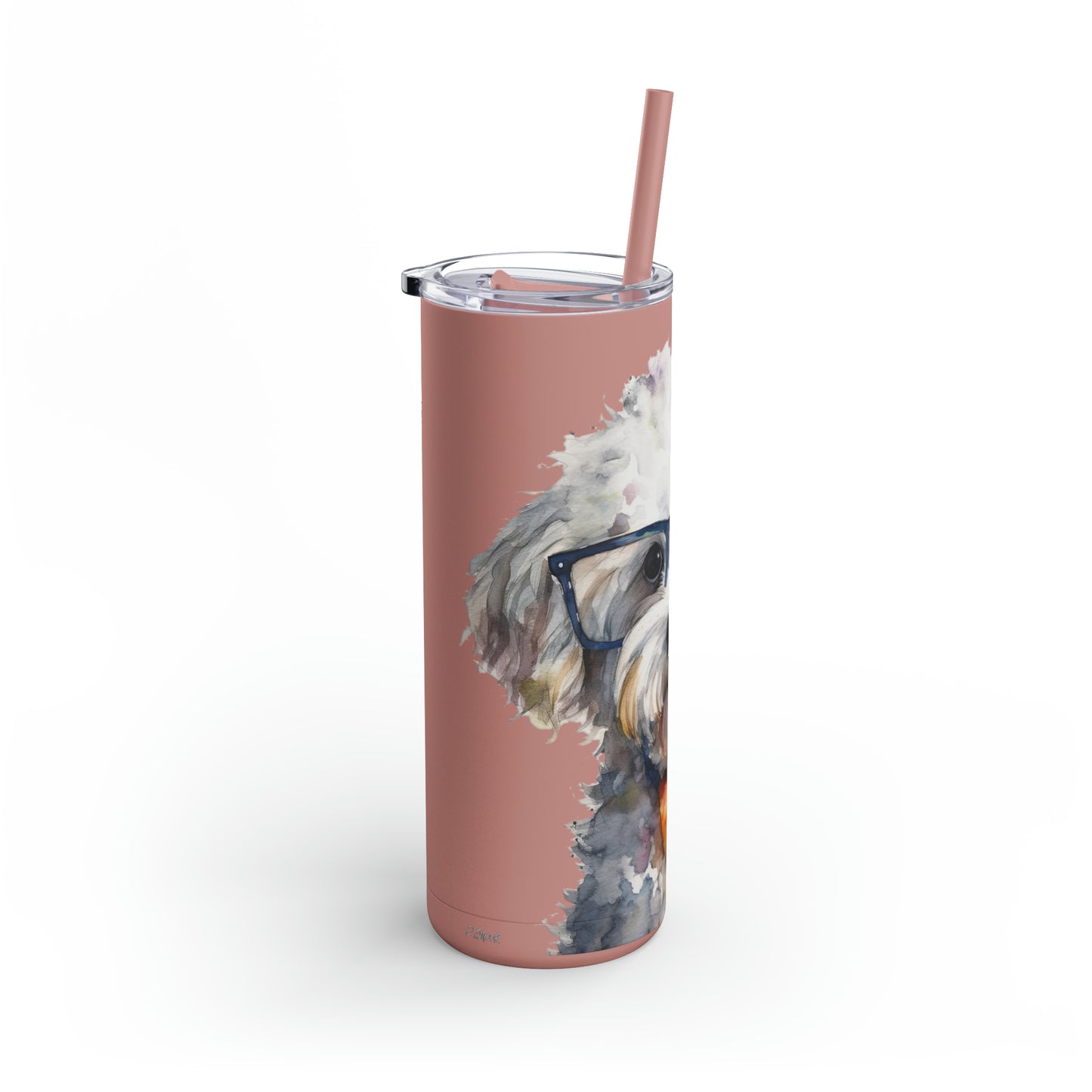 Bichon Frise 4 Maars Maker Skinny Matte Tumbler, 20oz