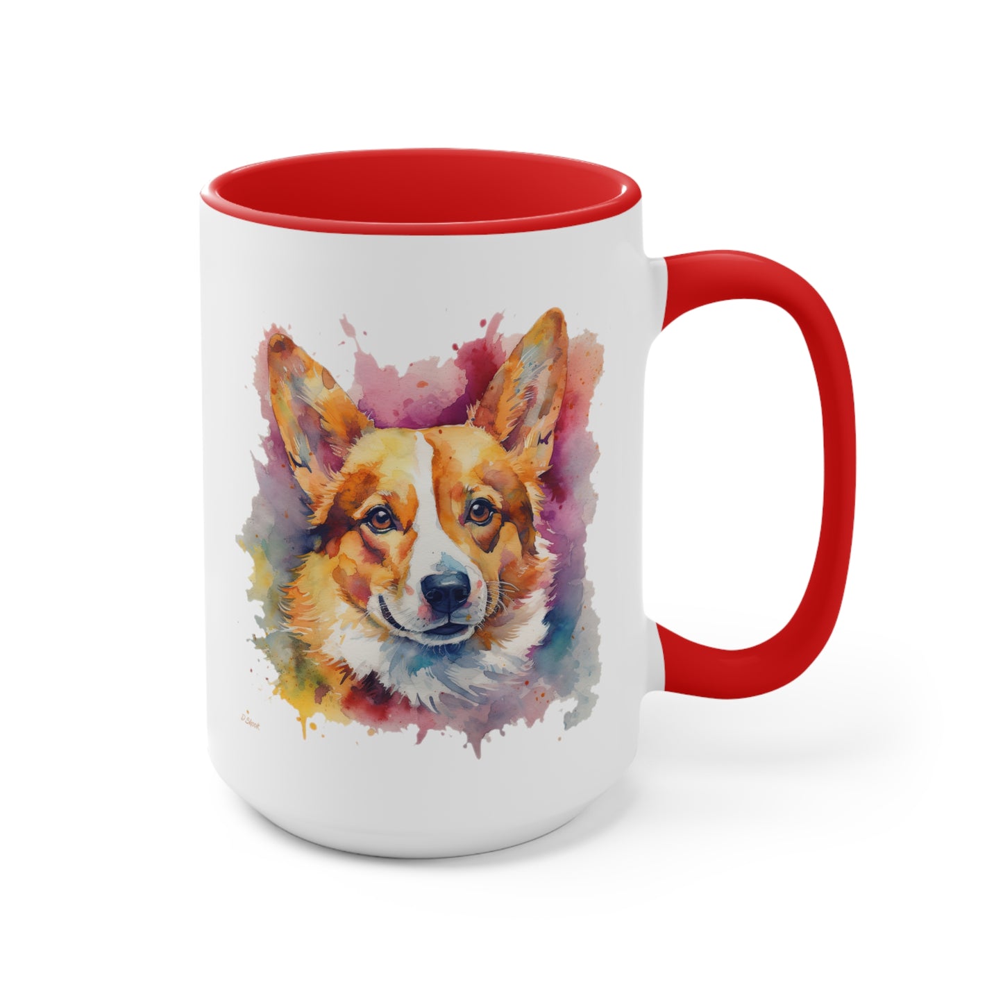Pembroke Welsh Corgi 1 Accent Mugs