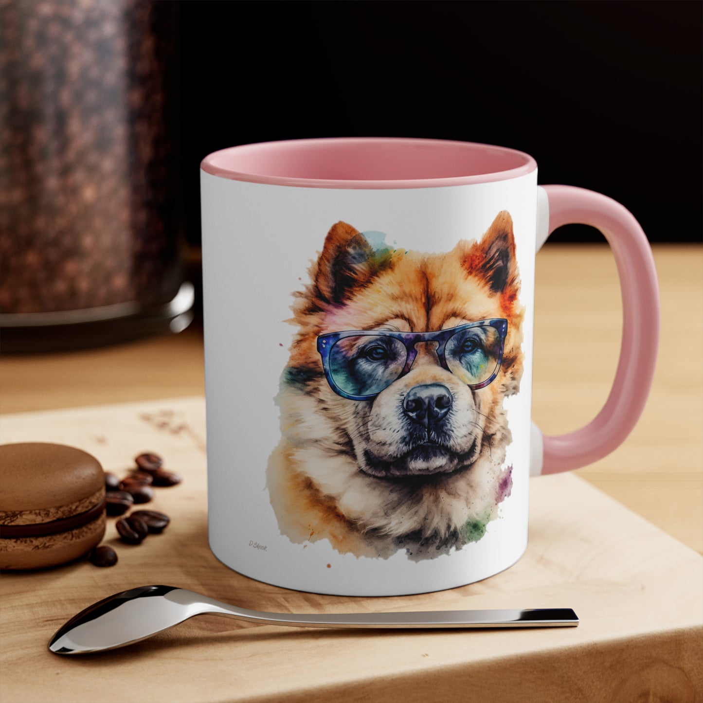 Chow Chow 5 Accent Mugs
