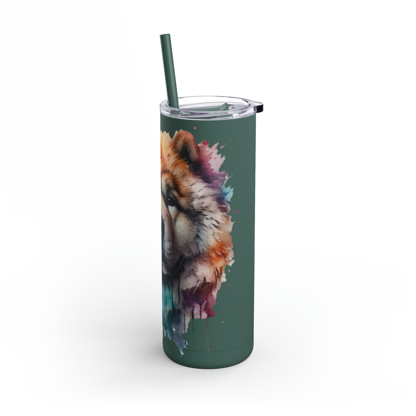 Chow Chow 3 Maars Maker Skinny Matte Tumbler, 20oz