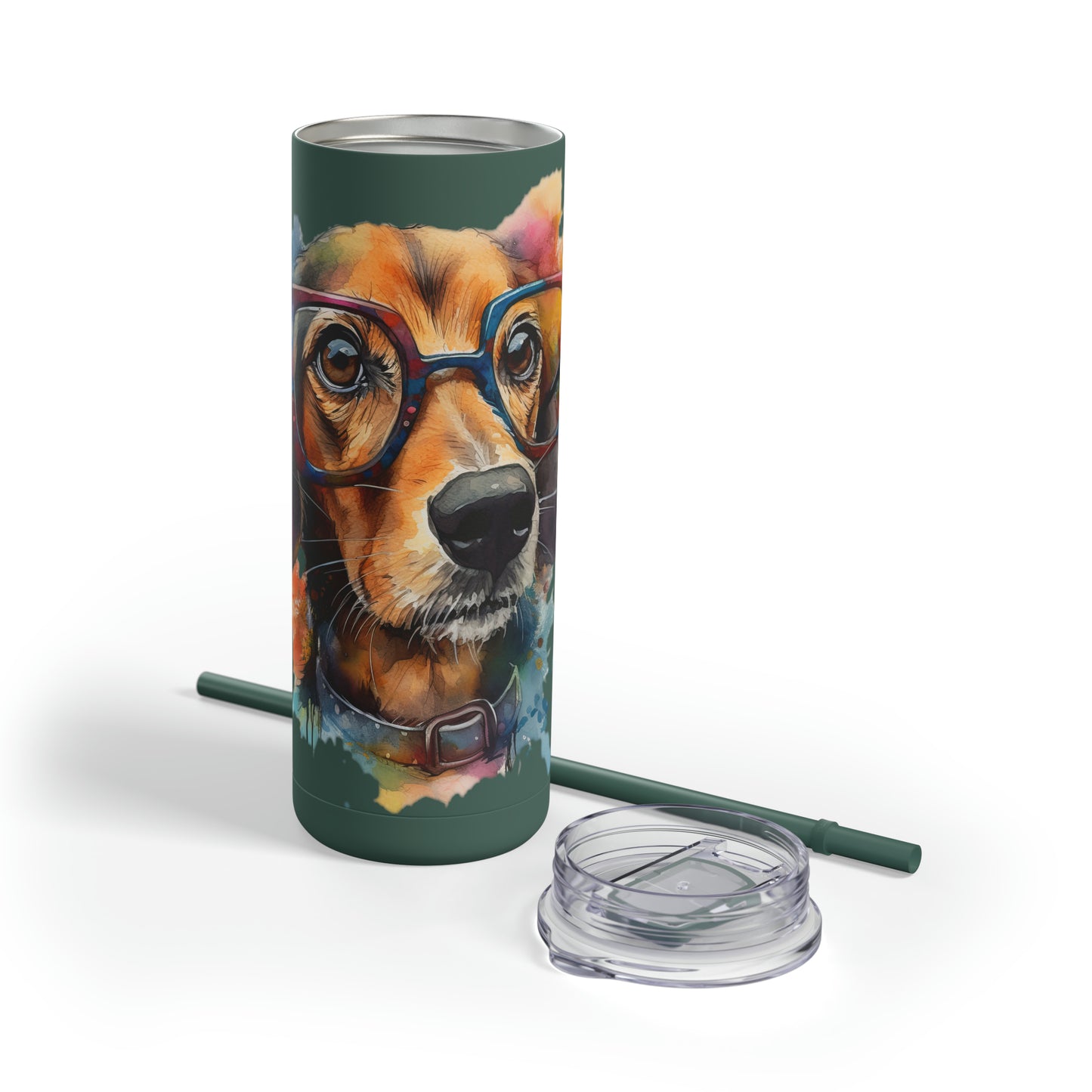 Dachshund 7 Maars Maker Skinny Matte Tumbler, 20oz