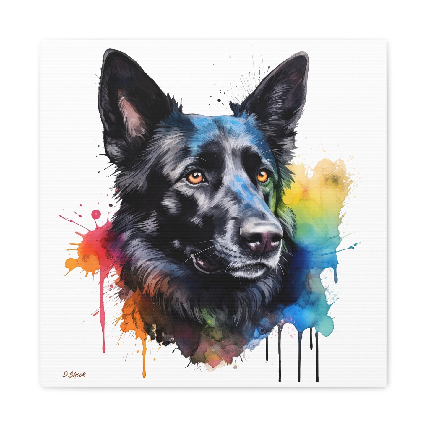 German Sheppard 22 Canvas Gallery Wraps
