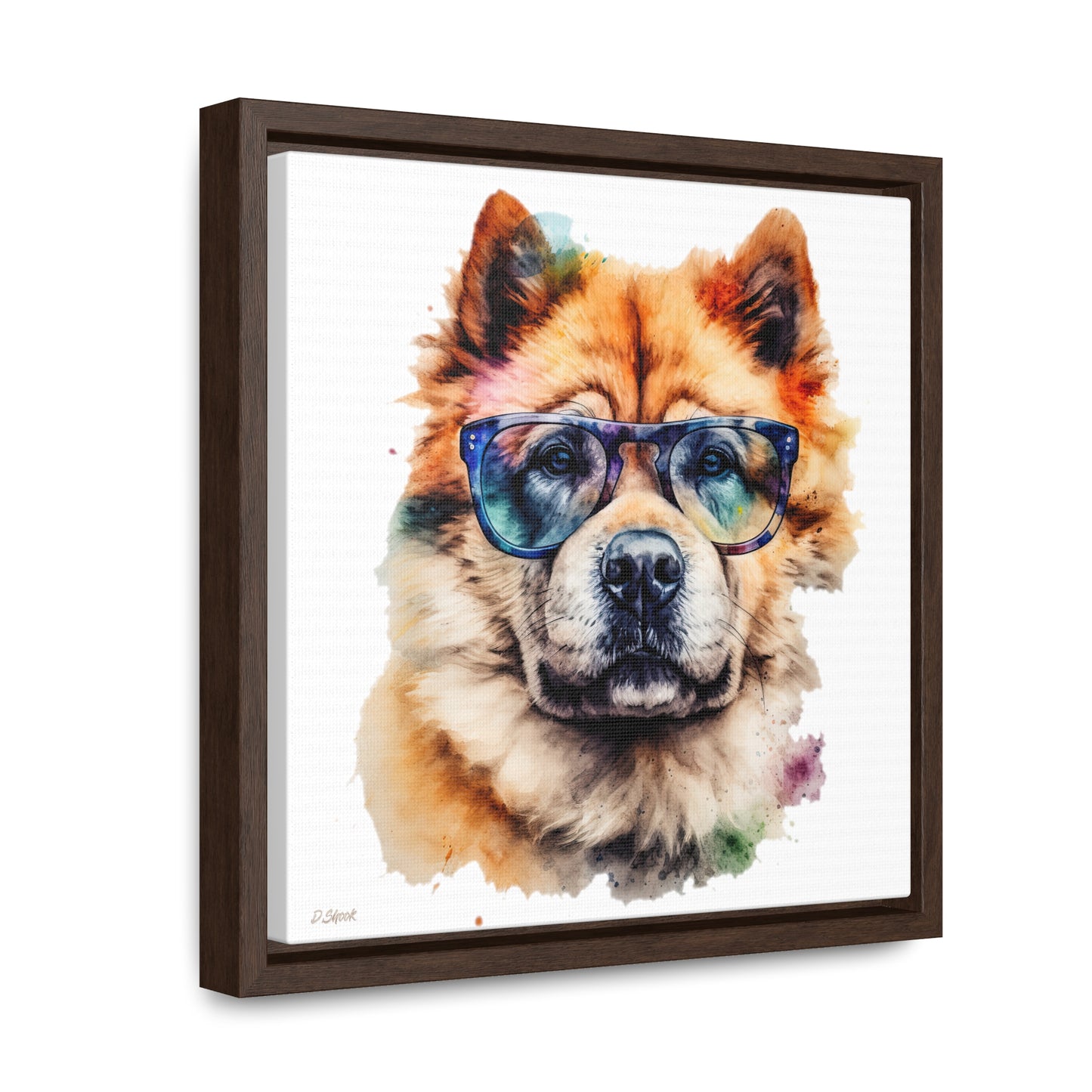 Chow Chow 5 Gallery Canvas Wraps, Square Frame