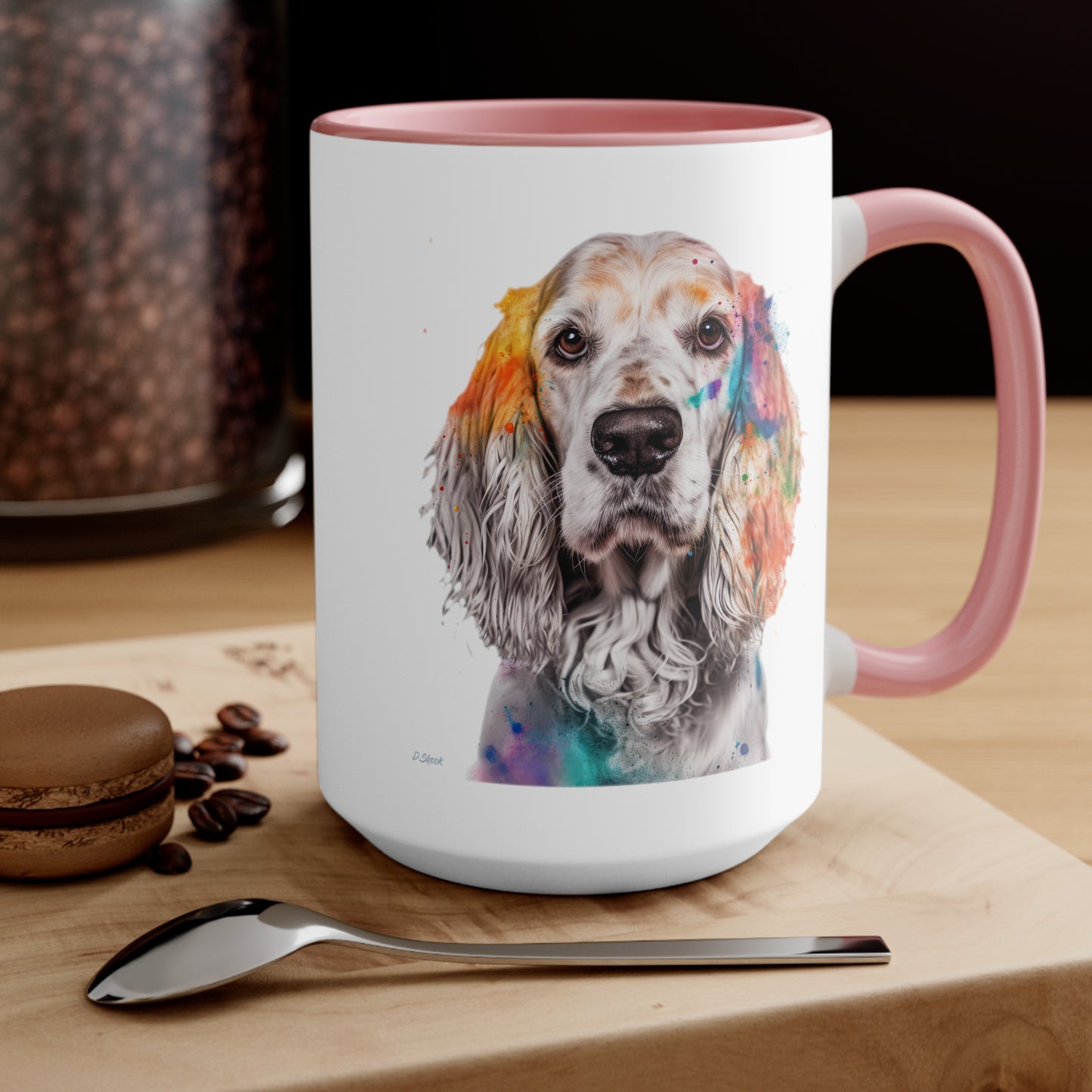 English Cocker Spaniel 3 Accent Mugs
