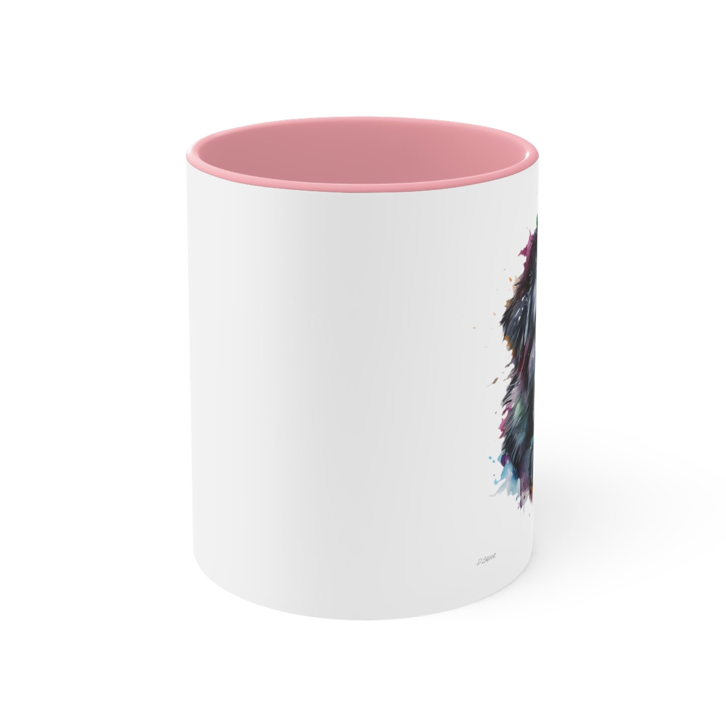 Newfoundland Dog 2 Accent Mugs