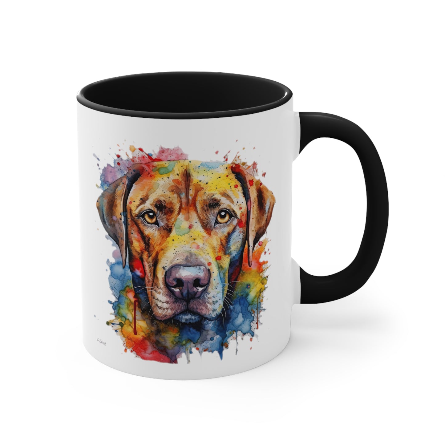 Labrador Retriever 2 Accent Mugs