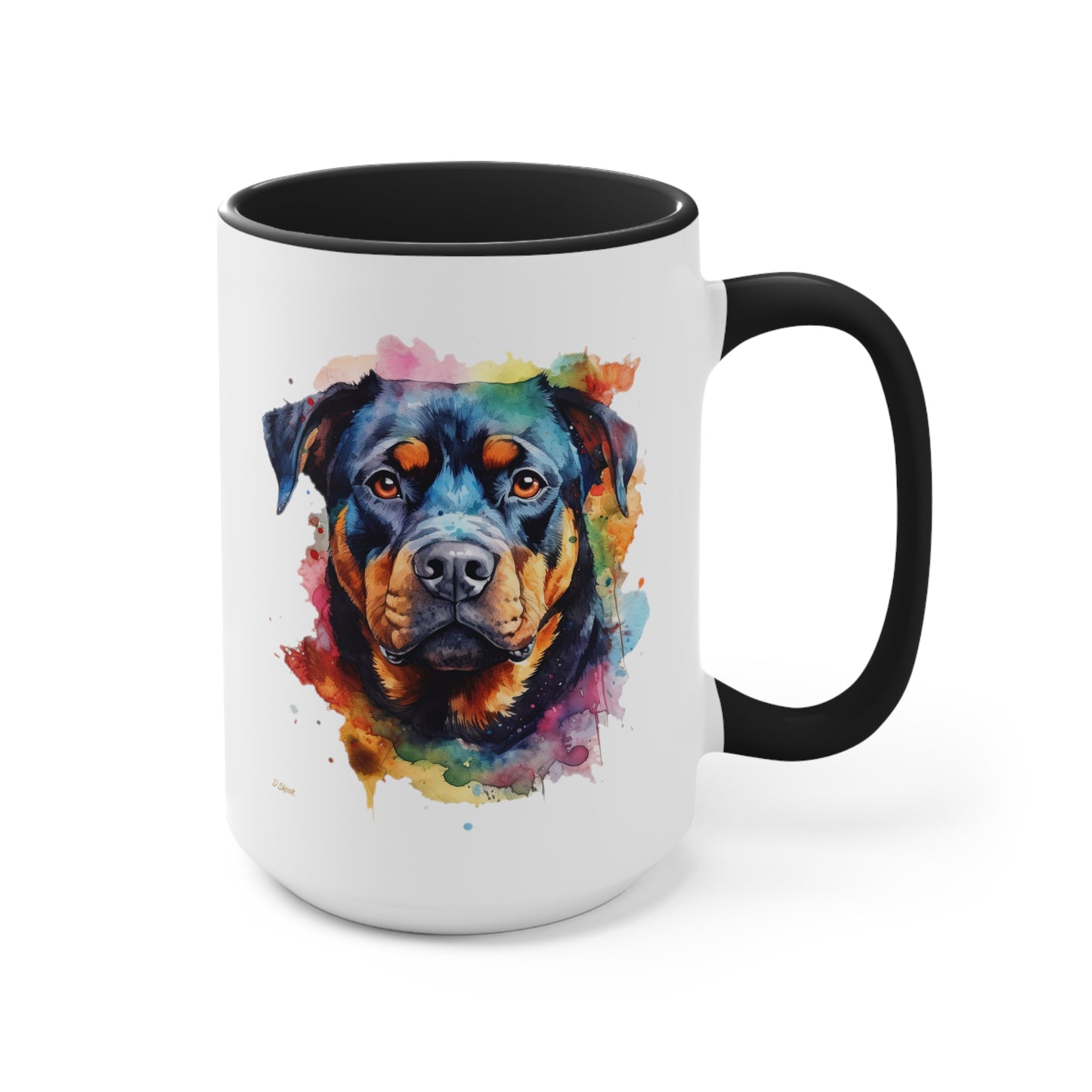 Rottweiler 1 Accent Mugs