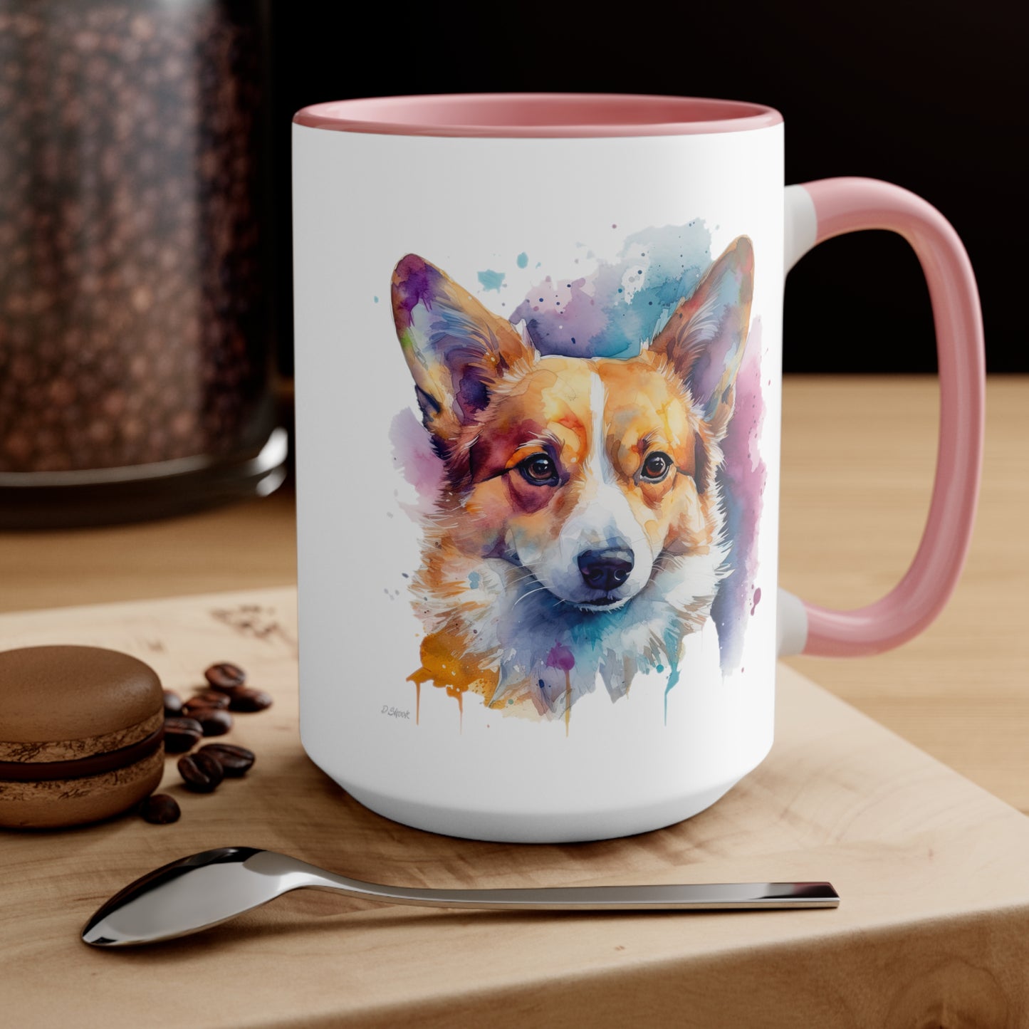 Pembroke Welsh Corgi 3 Accent Mugs