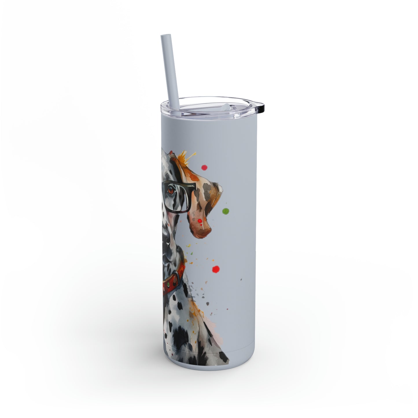 Dalmatian 3 Maars Maker Skinny Matte Tumbler, 20oz