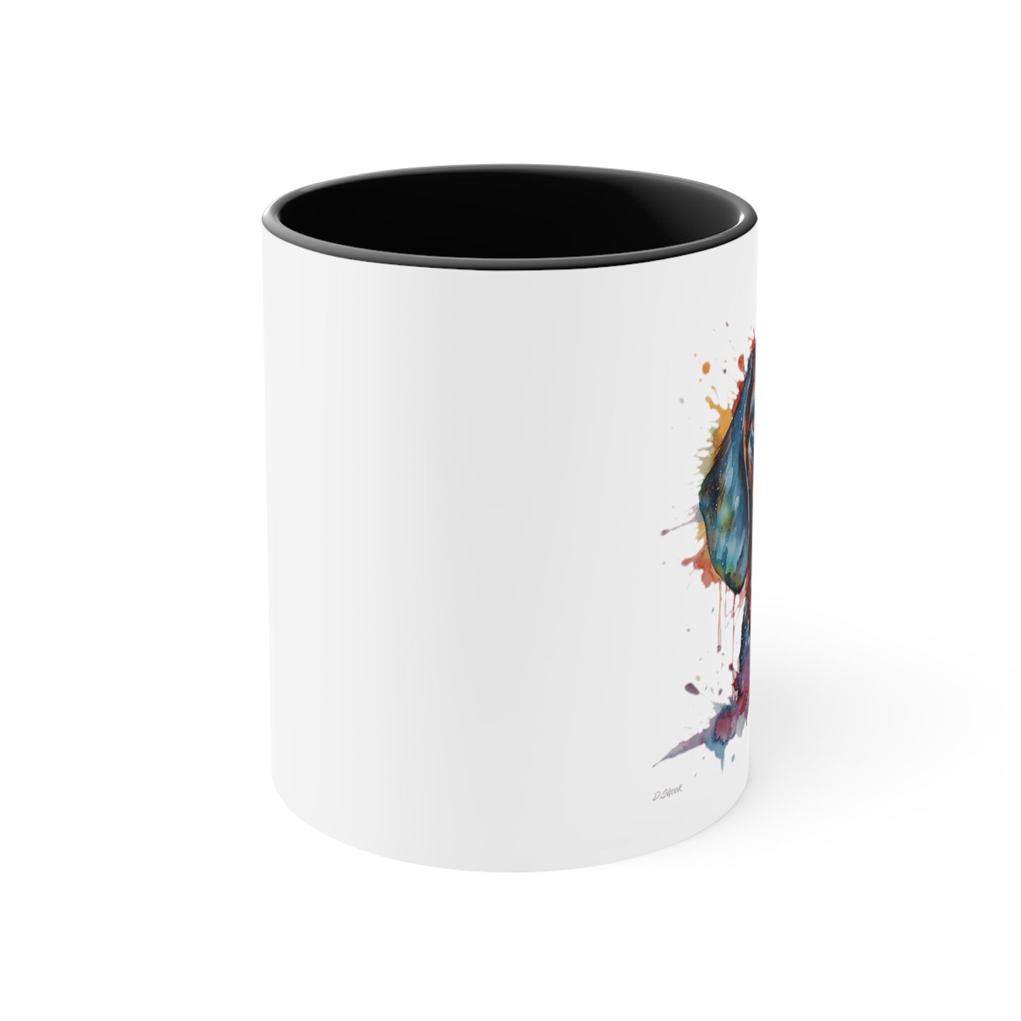 Dachshund 3 Accent Mugs