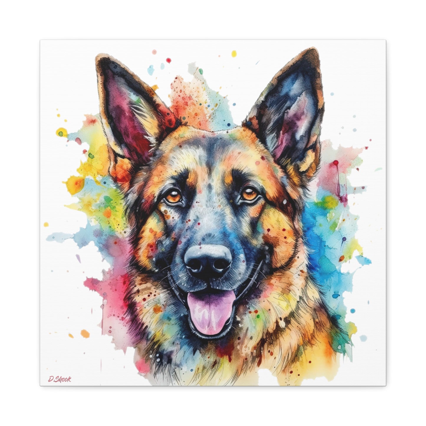 German Sheppard 1 Canvas Gallery Wraps